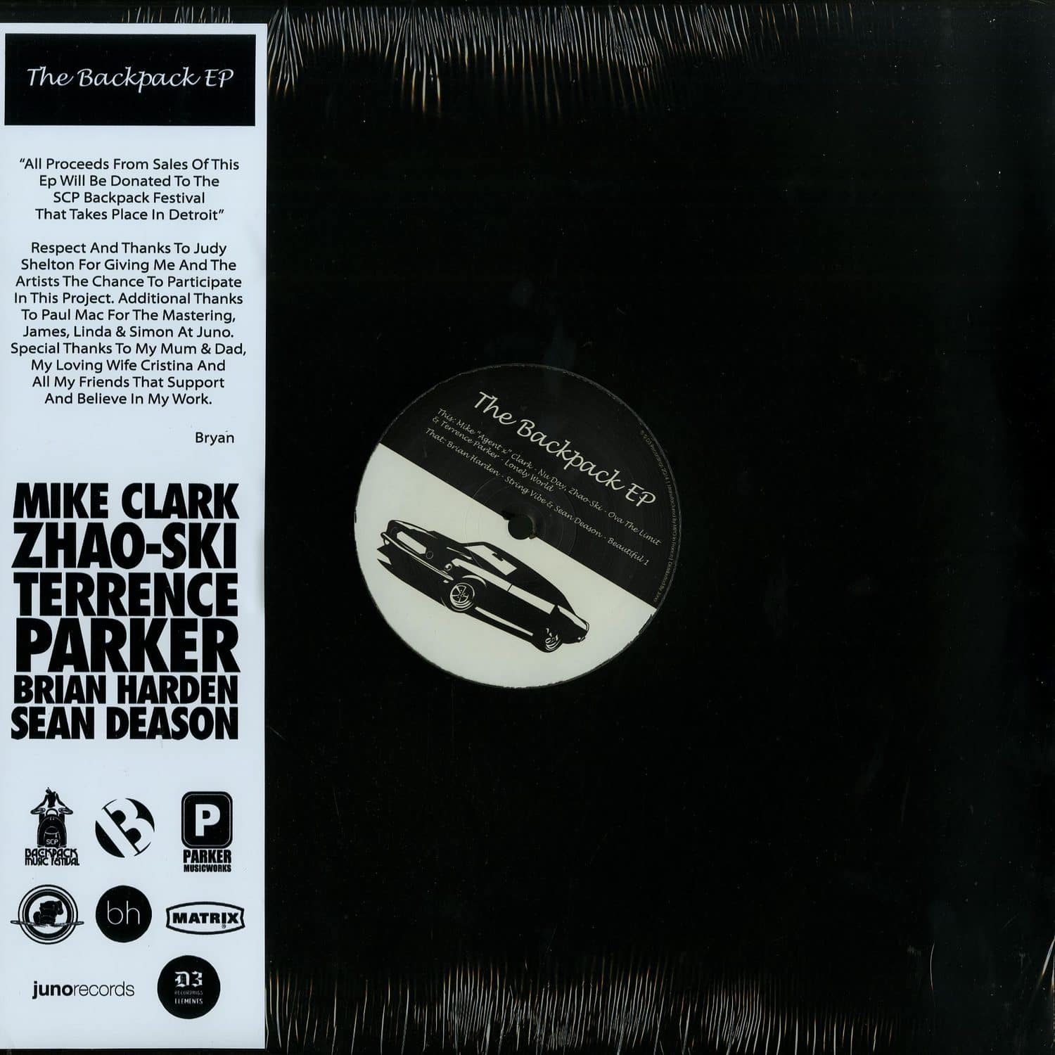 Mike Clark / Terrence Parker / Brian Harde - THE BACKPACK EP