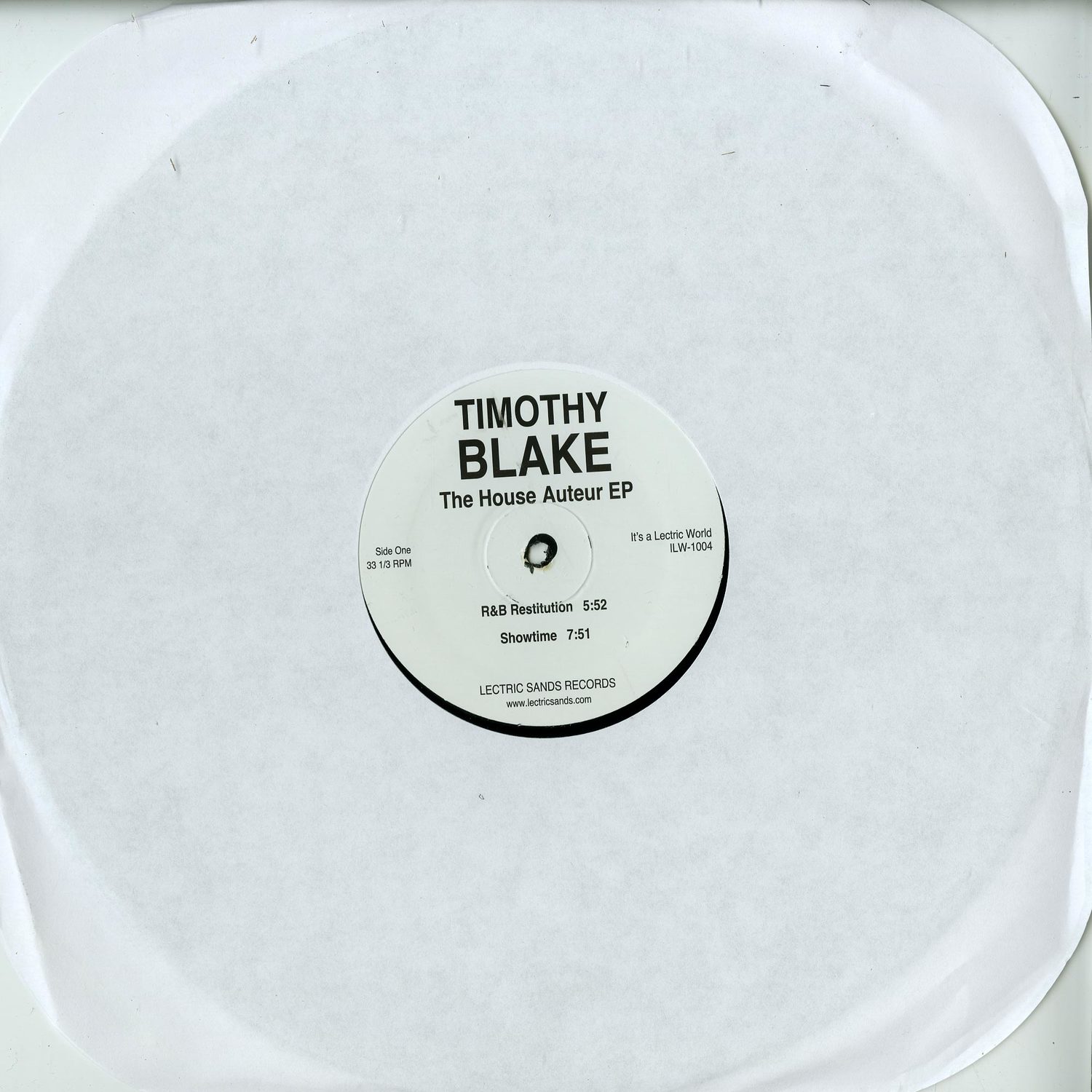 Timothy Blake - THE HOUSE AUTEUR EP