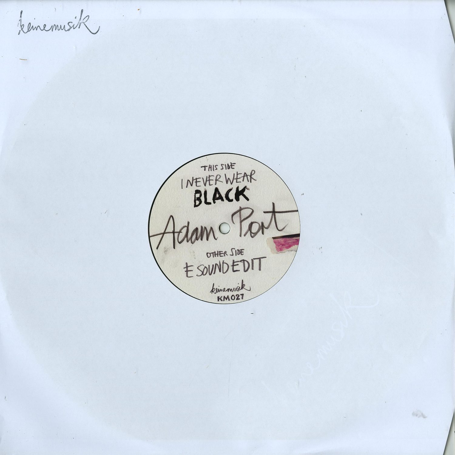 Adam Port - I NEVER WEAR BLACK EP