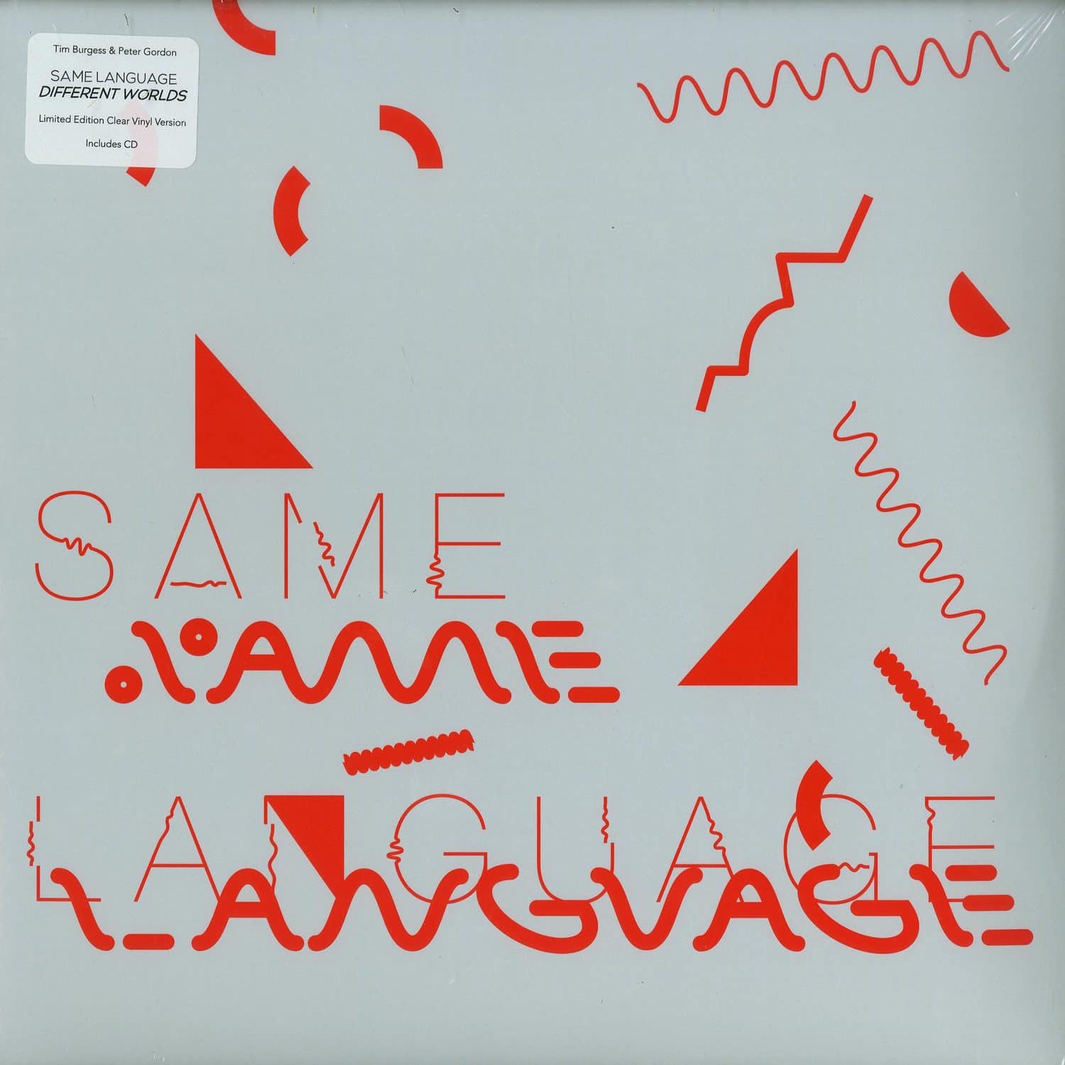 Tim Burgess & Peter Gordon - SAME LANGUAGE, DIFFERENT WORLDS 