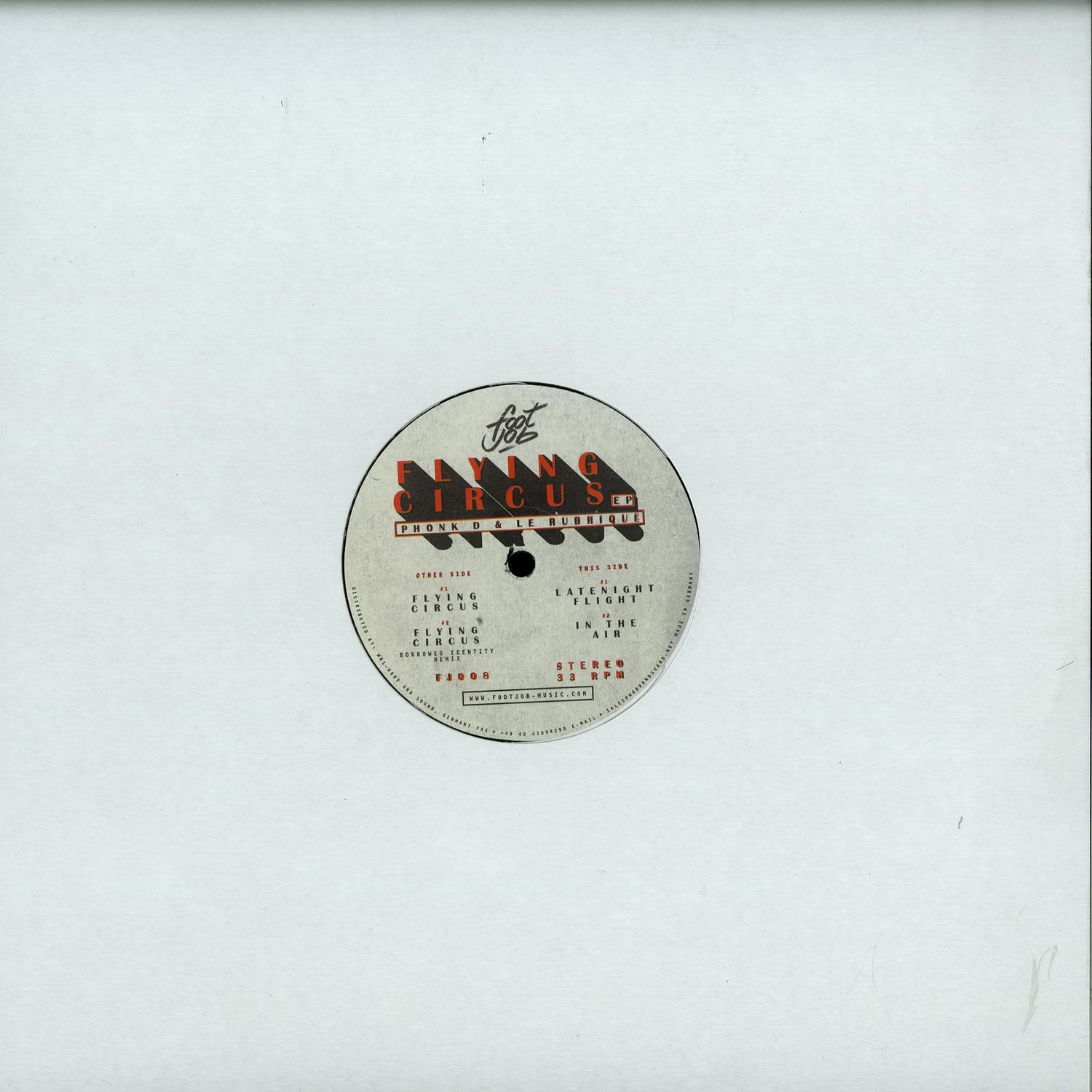 Phonk D & Le Rubrique - FLYING CIRCUS EP 