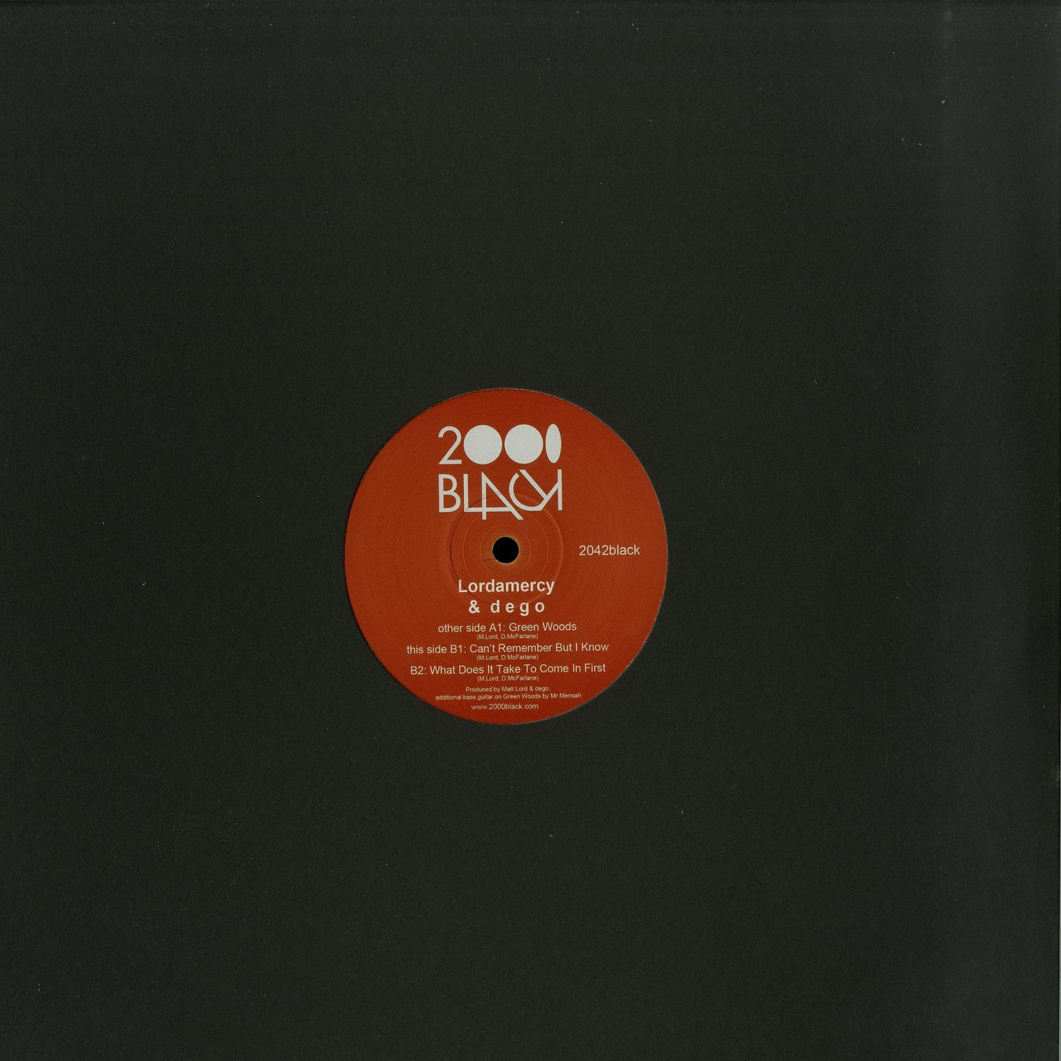 Lordamercy & Dego - GREEN WOODS