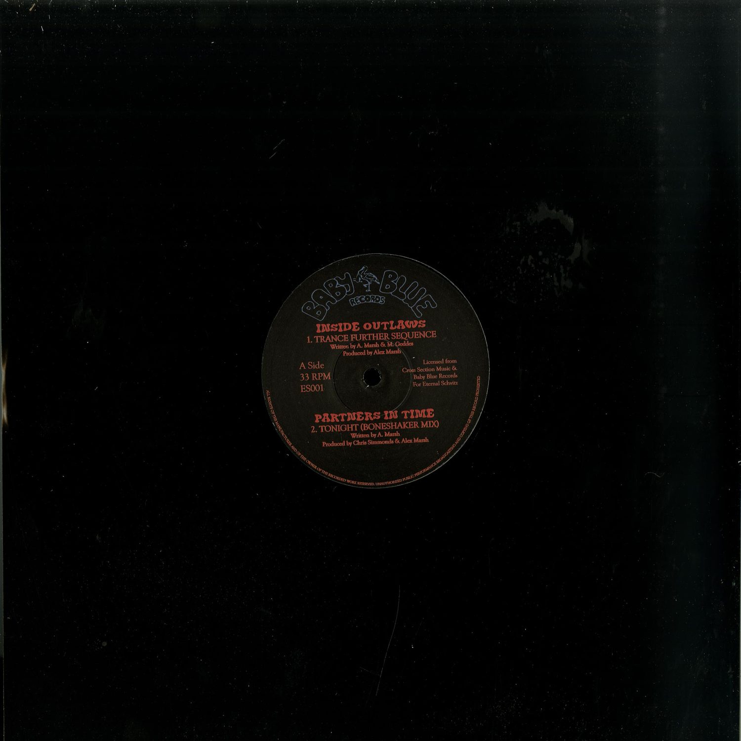Various Artists - ETERNAL SCHVITZ 001 - BABY BLUE RECORDS SAMPLER