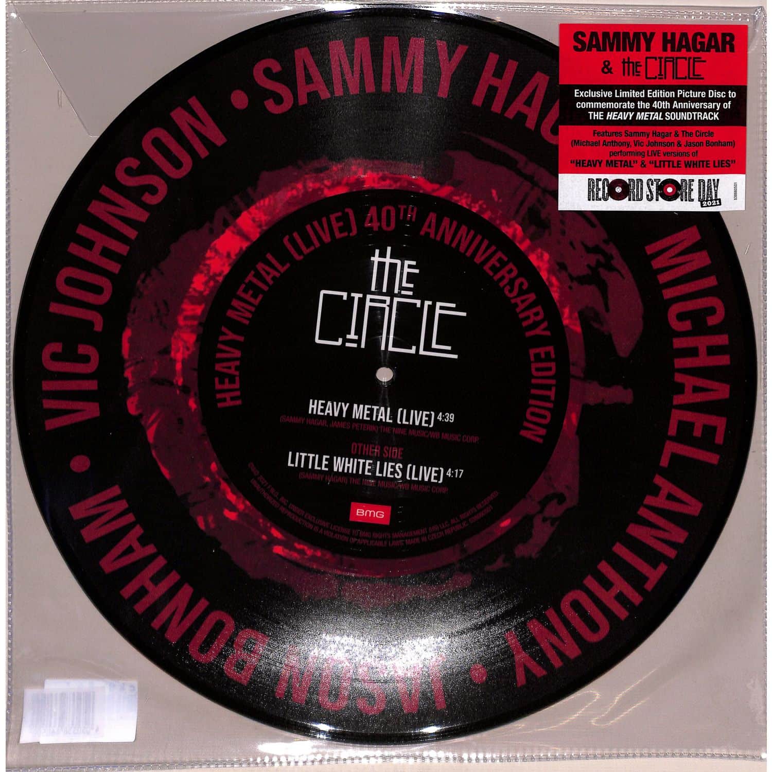 Sammy Hagar & The Circle - HEAVY METAL / LITTLE WHITE LIES 