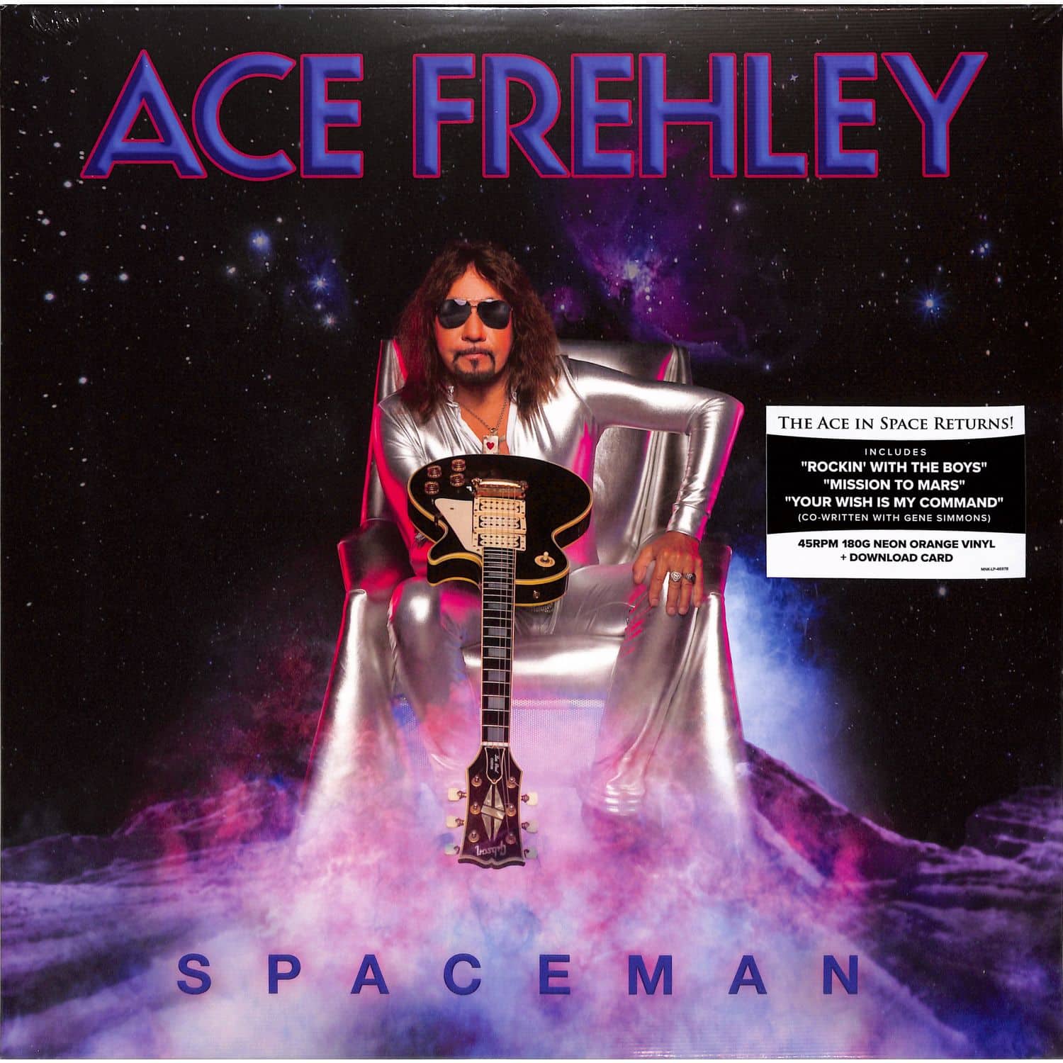 Ace Frehley - SPACEMAN - NEON ORANGE - 