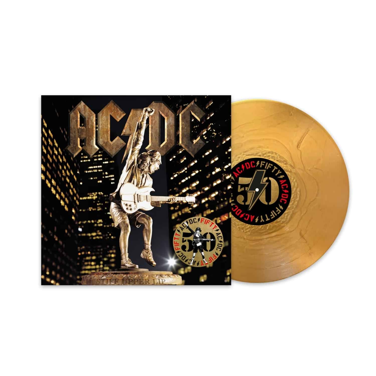 AC / DC - STIFF UPPER LIP / GOLDEN VINYL 