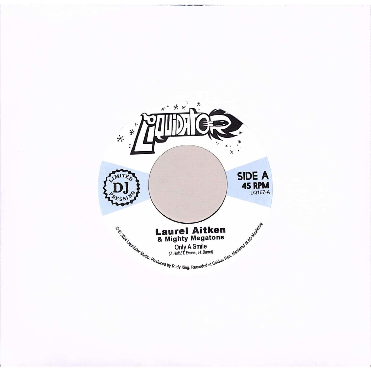 Laurel Aitken & Mighty Megatons - ONLY A SMILE / ON THE PLANTATION 