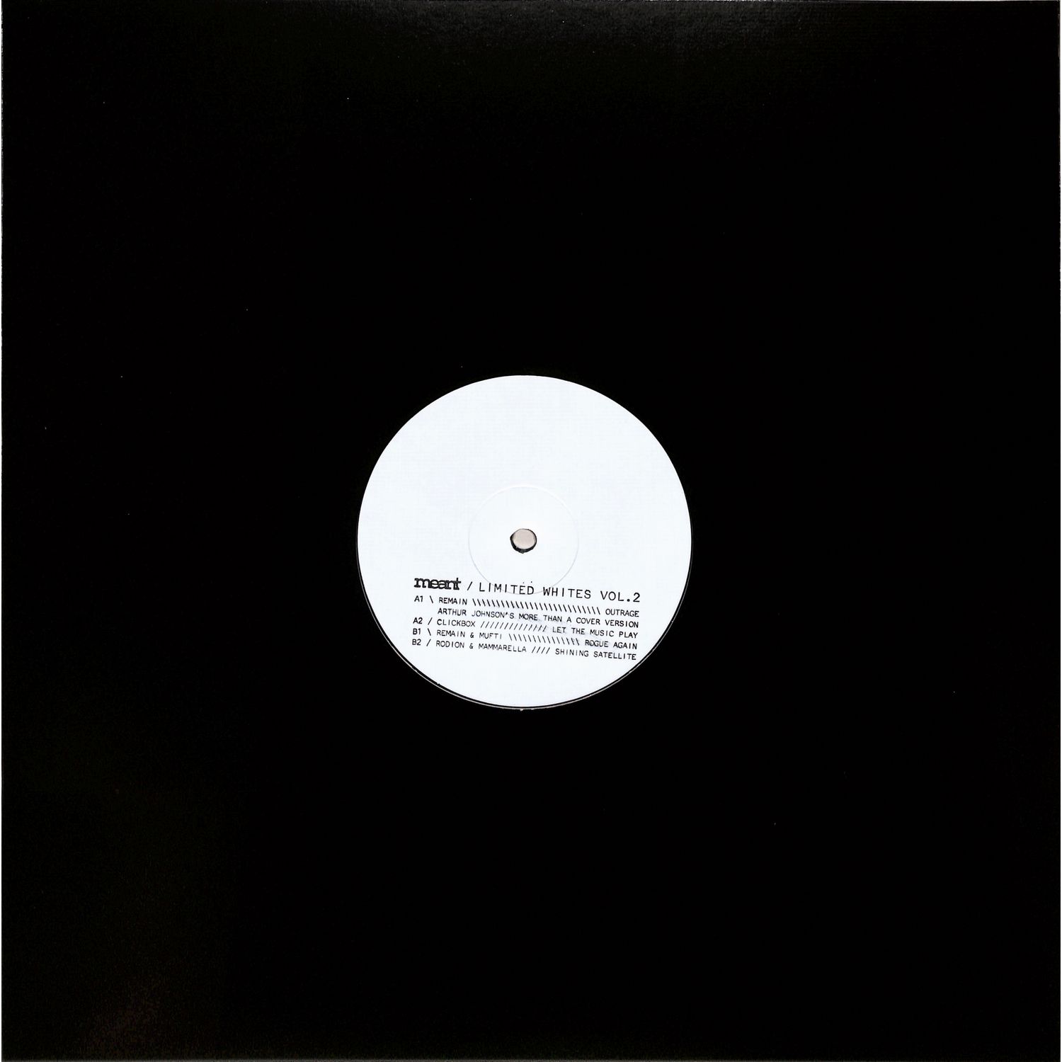 Various Artists - MEANT LIMITED WHITES VOL.2