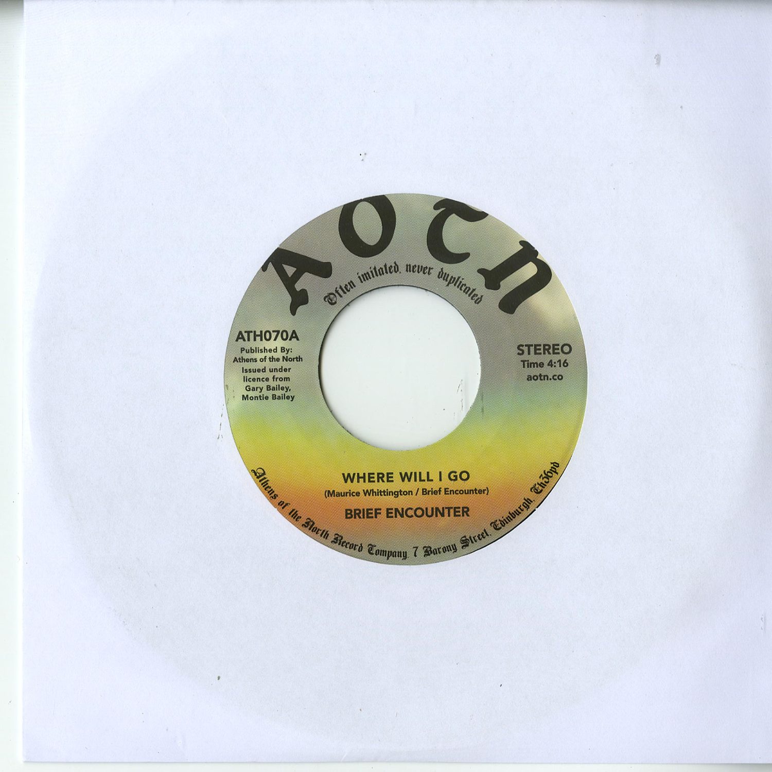 Brief Encounter - WHERE WILL I GO