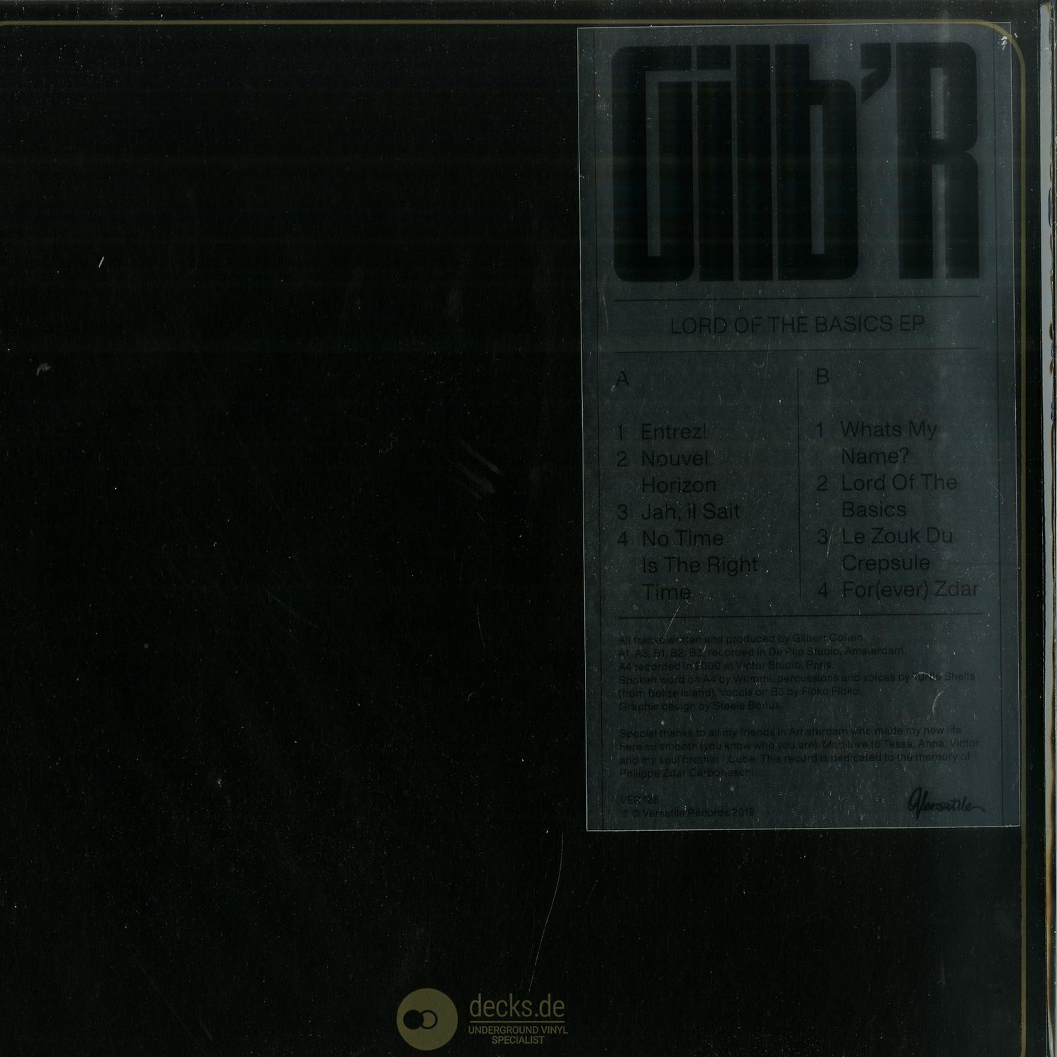 Gilb R - LORD OF THE BASICS EP