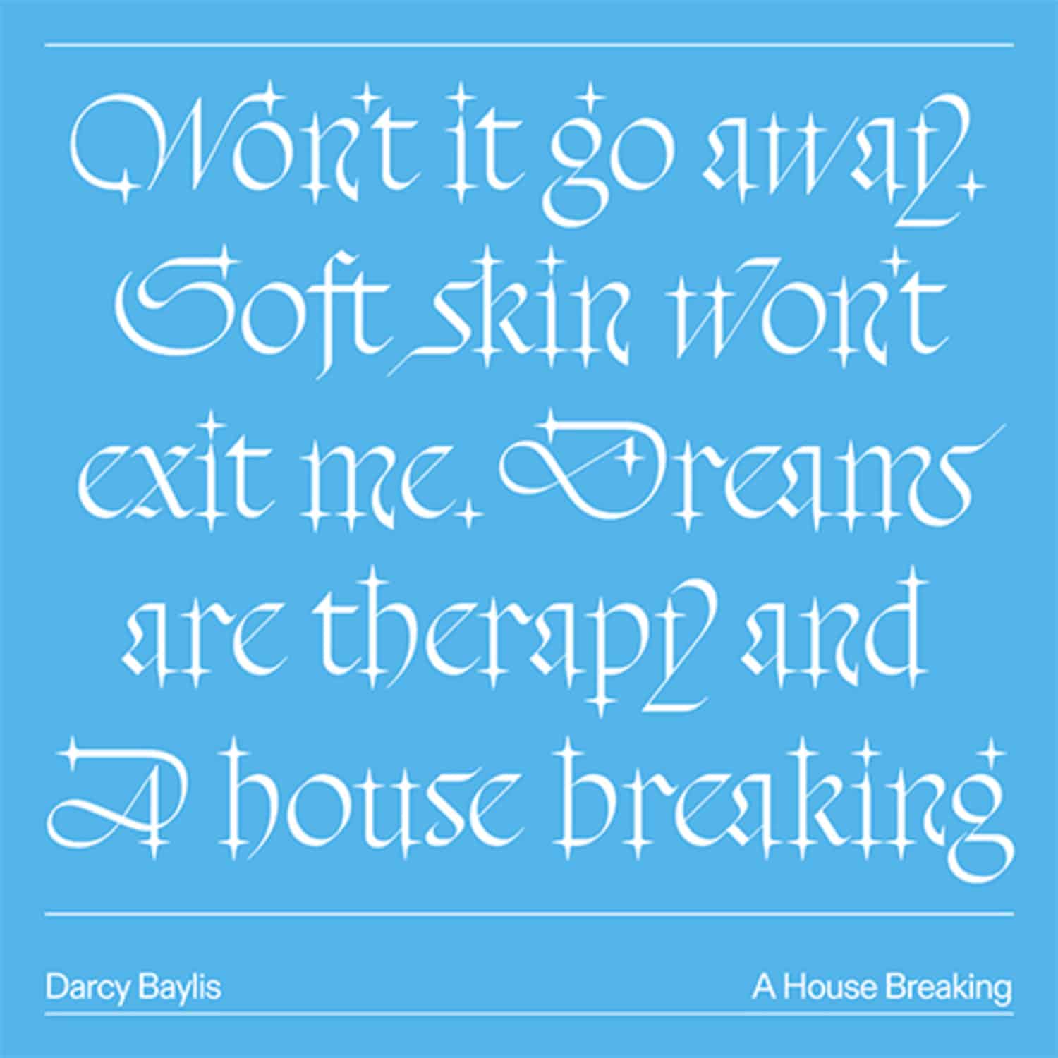 Darcy Baylis - A HOUSE BREAKING 