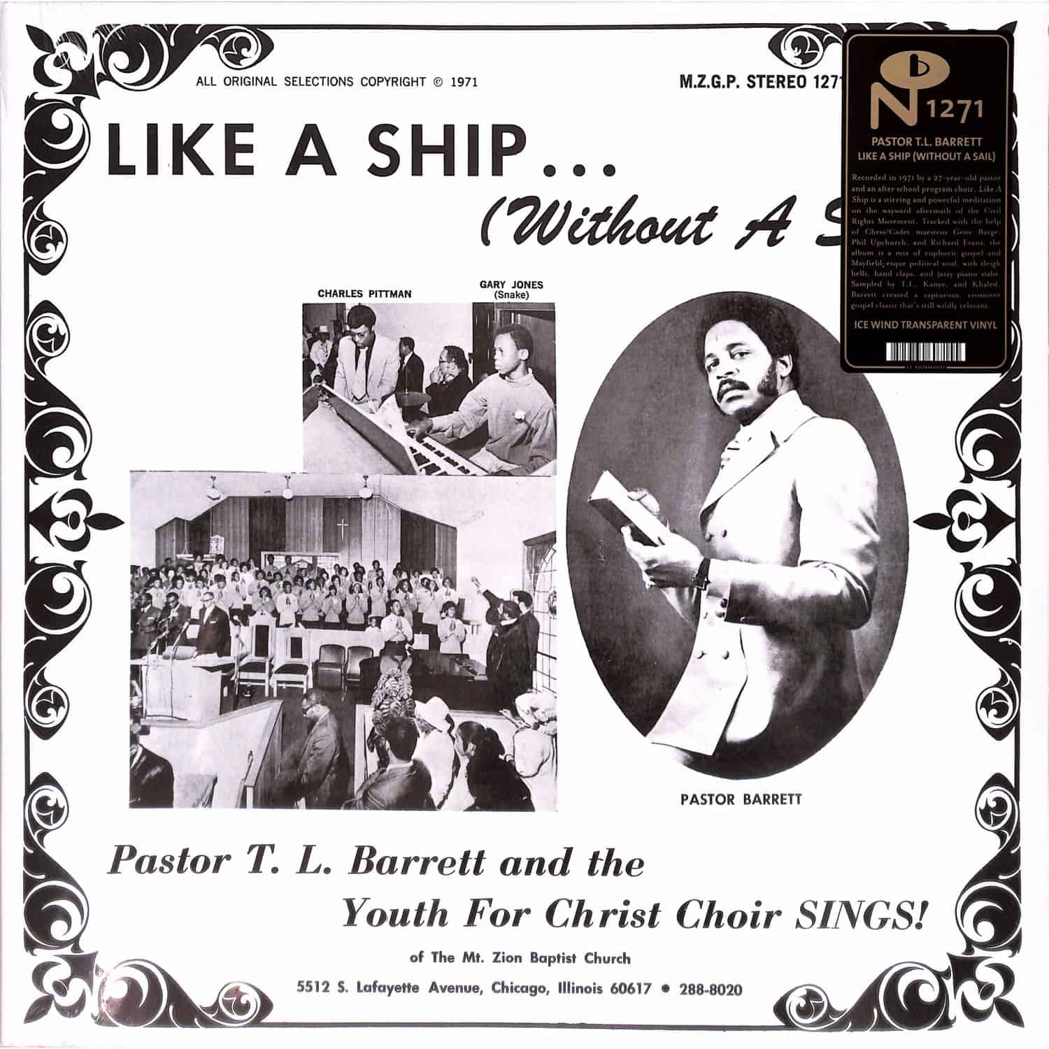 Pastor T.L. Barrett & The Youth For Christ Choir - LIKE A SHIP 
