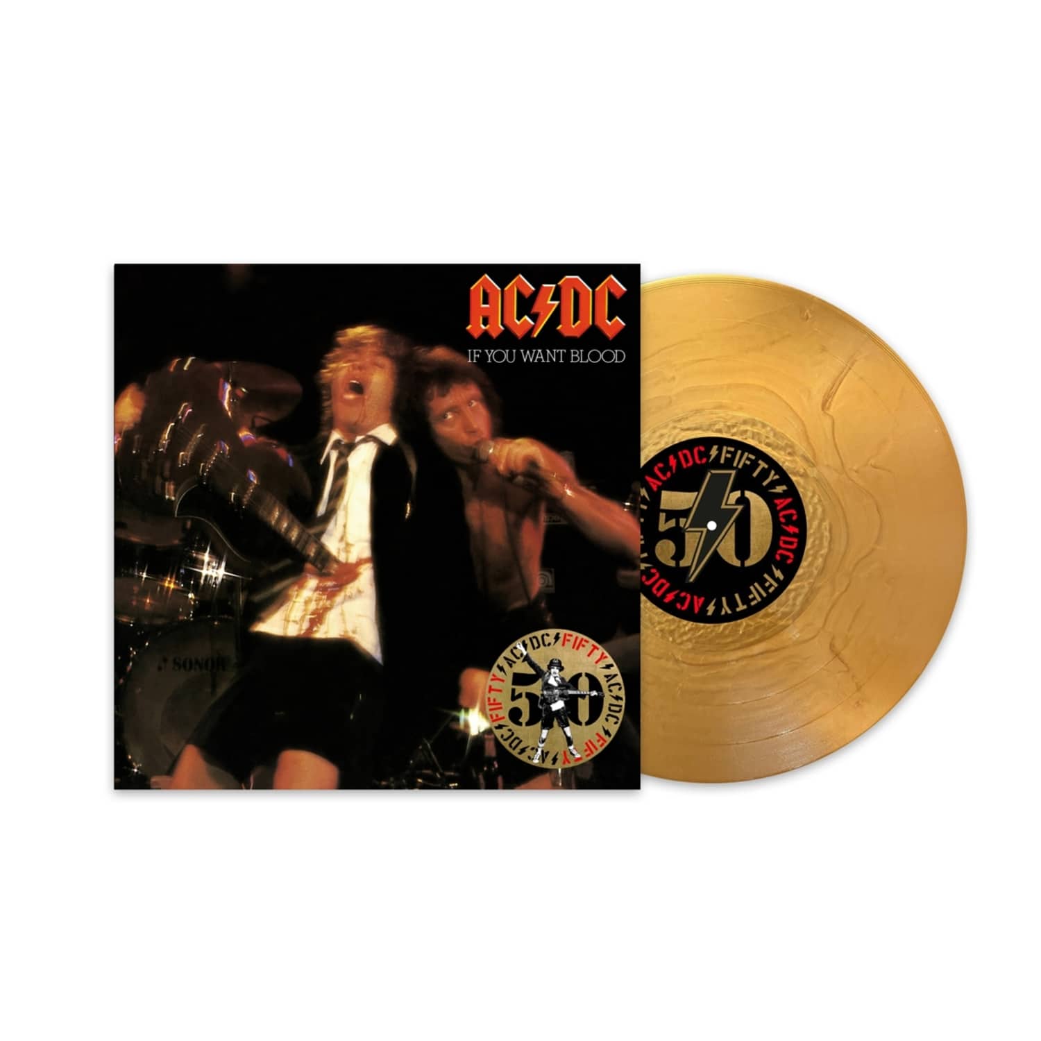 AC / DC - IF YOU WANT BLOOD YOU VE GOT IT / GOLDEN VINYL 