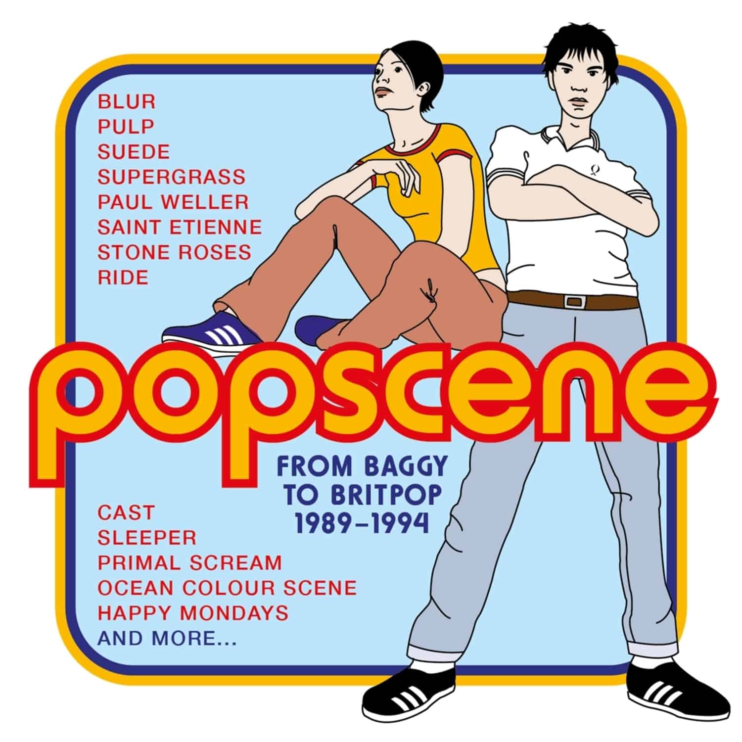 Various - POPSCENE-FROM BAGGY TO BRITPOP 1989-94 