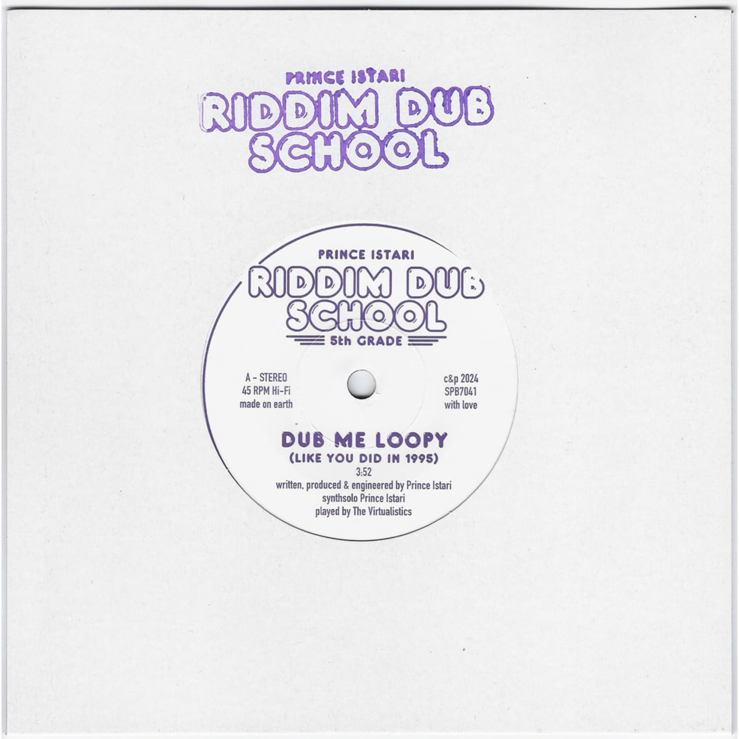 Prince Istari - RIDDIM DUB SCHOOL 5TH GRADE 