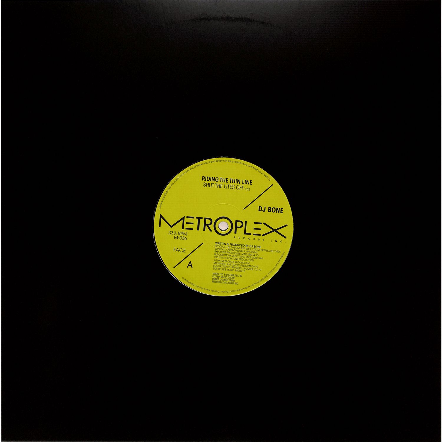 DJ Bone - RIDING THE THIN LINE