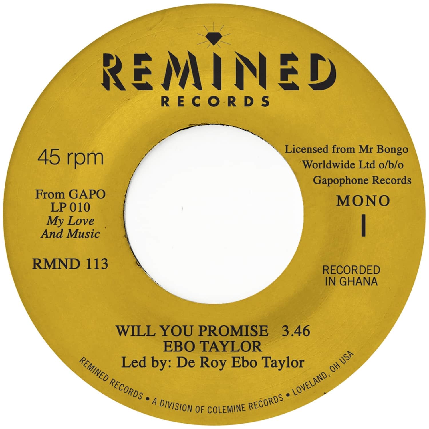 Ebo Taylor - WILL YOU PROMISE