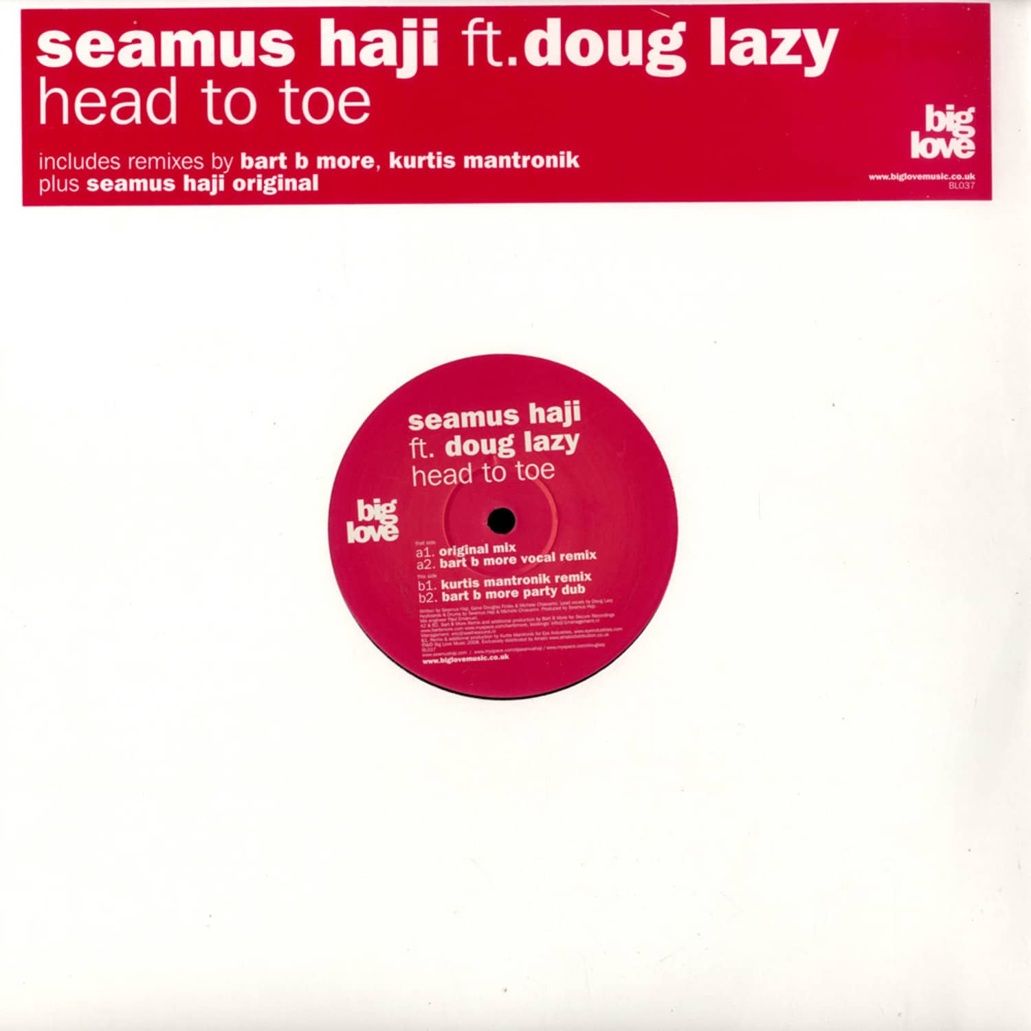 Seamus Haji ft Doug Lazy - HEAD TO TOE