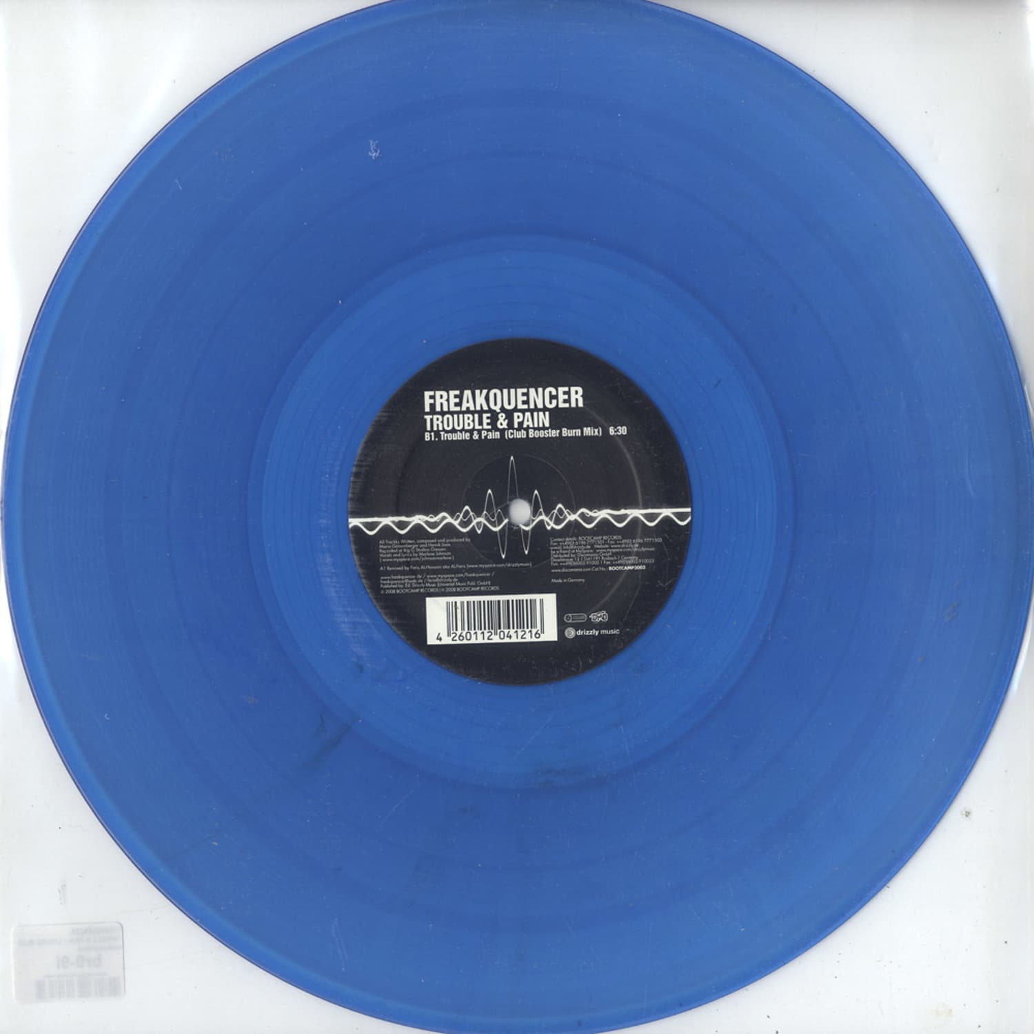 Freakquencer - TROUBLE & PAIN / LIMITED BLUE COLOURED VINYL