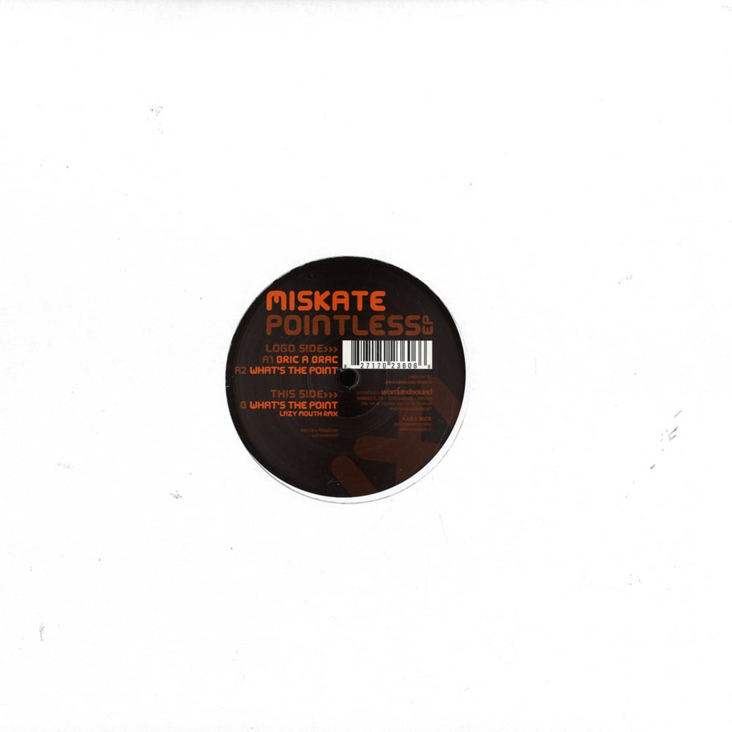Miskate - POINTLESS EP / INCL. LAZY MOUTH REMIX