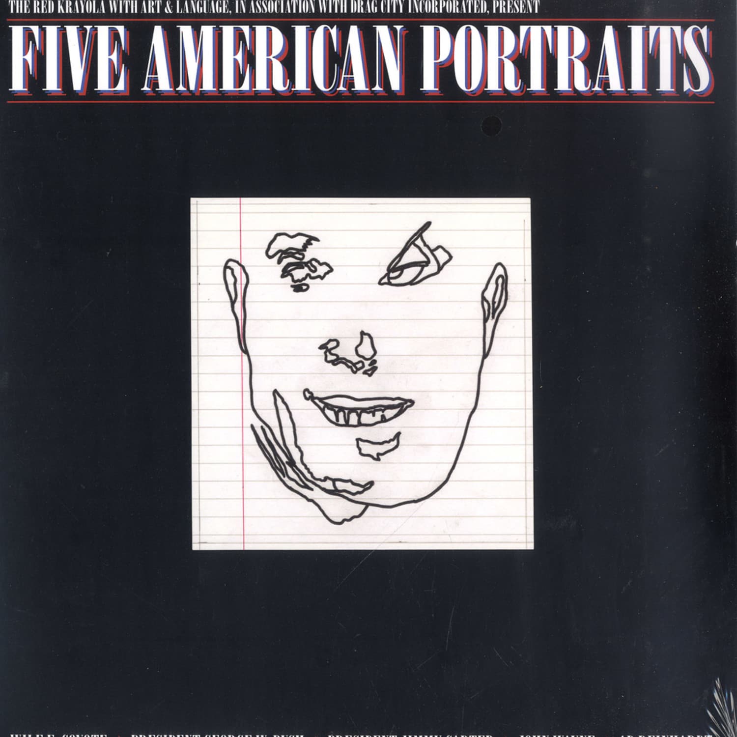 The Red Krayola With Art And Language - FIVE AMERICAN PORTRAITS