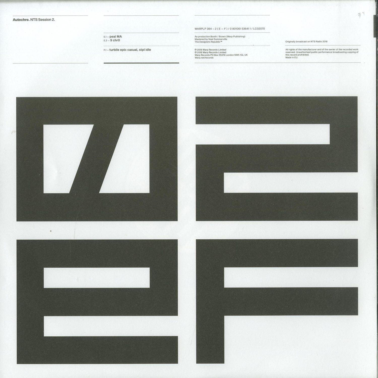 お得セット CD Sessions. NTS Autechre BOX アルバム オウテカ 洋楽 ...