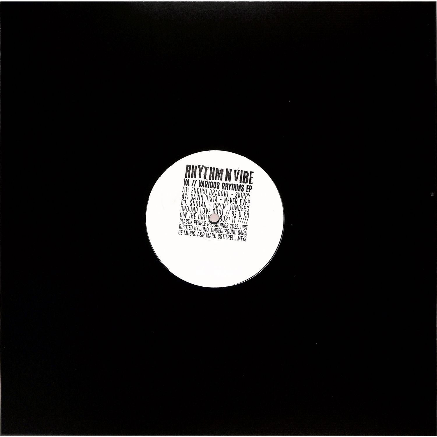 Enrico Dragoni / Snolan / Gavin Dista / U Know The Drill - VARIOUS RHYTHMS EP