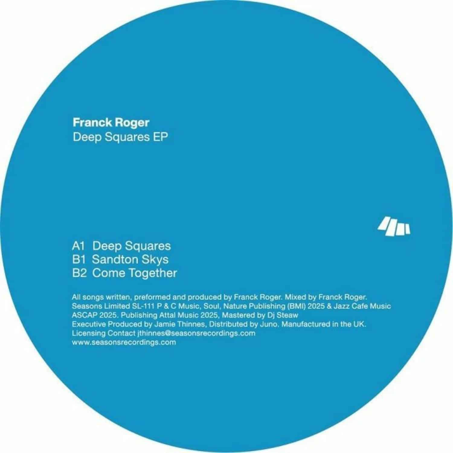 Franck Roger - DEEP SQUARES EP