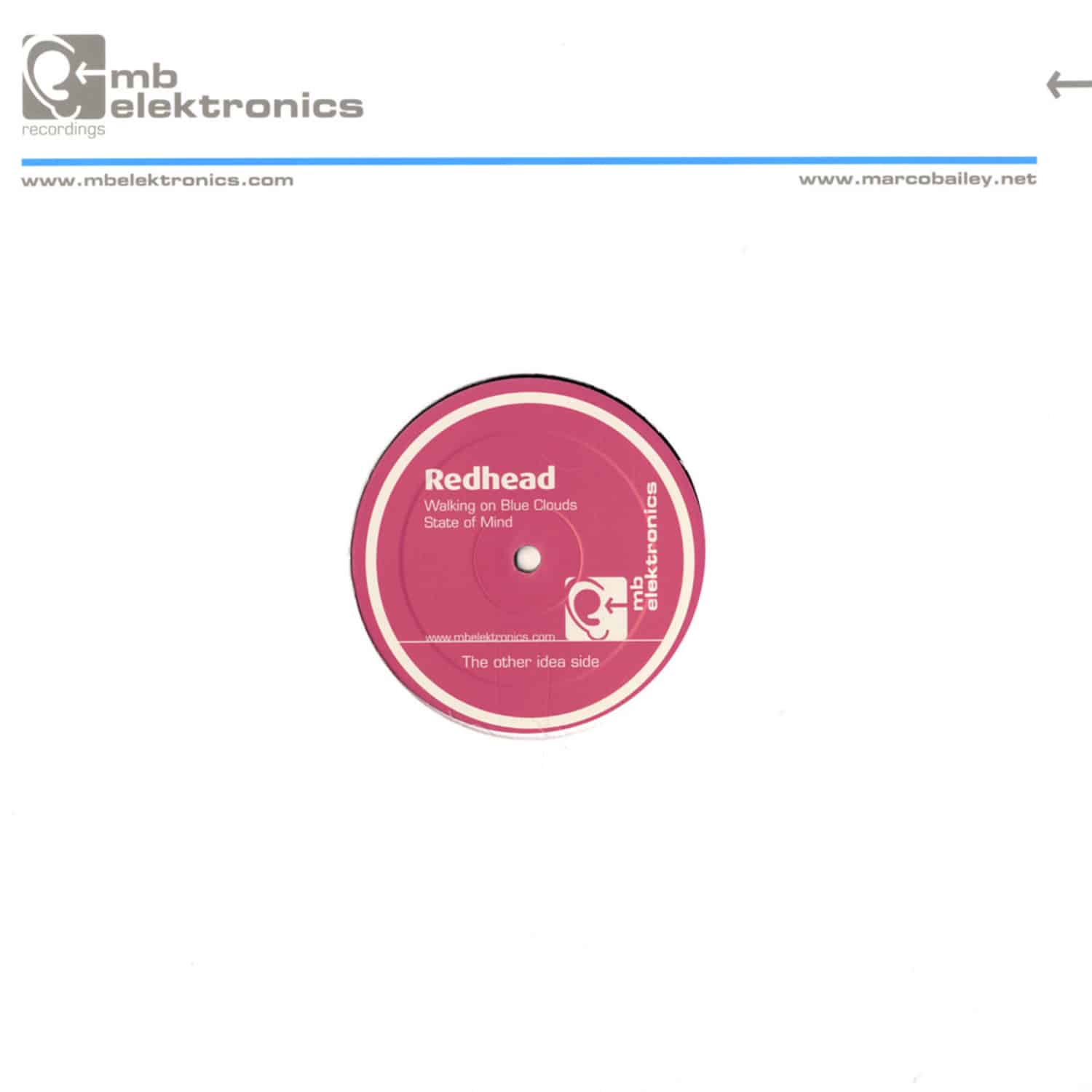 Redhead - WALKING ON BLUE CLOUDS / STATE OF MIND