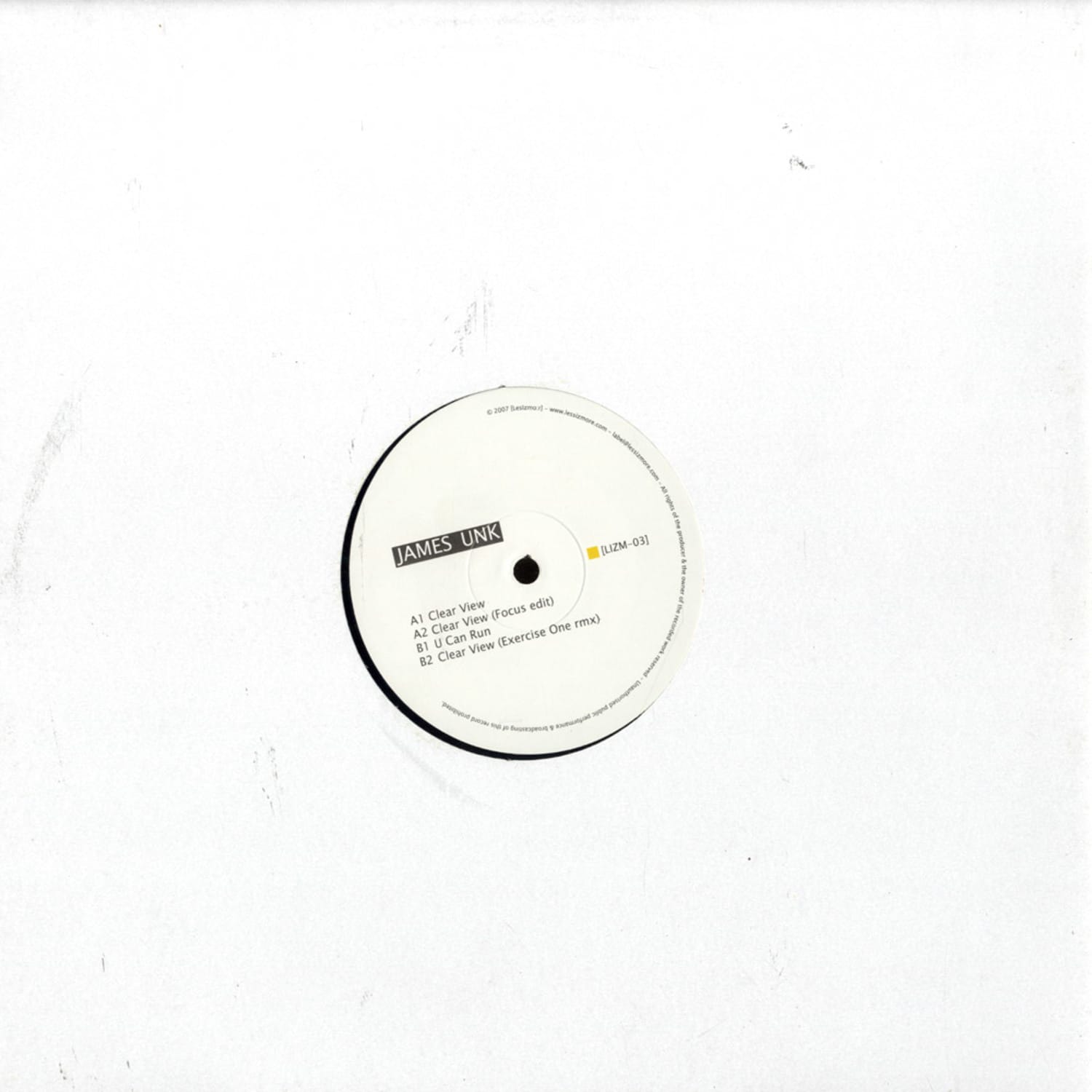 James Unk - CLEAR VIEW