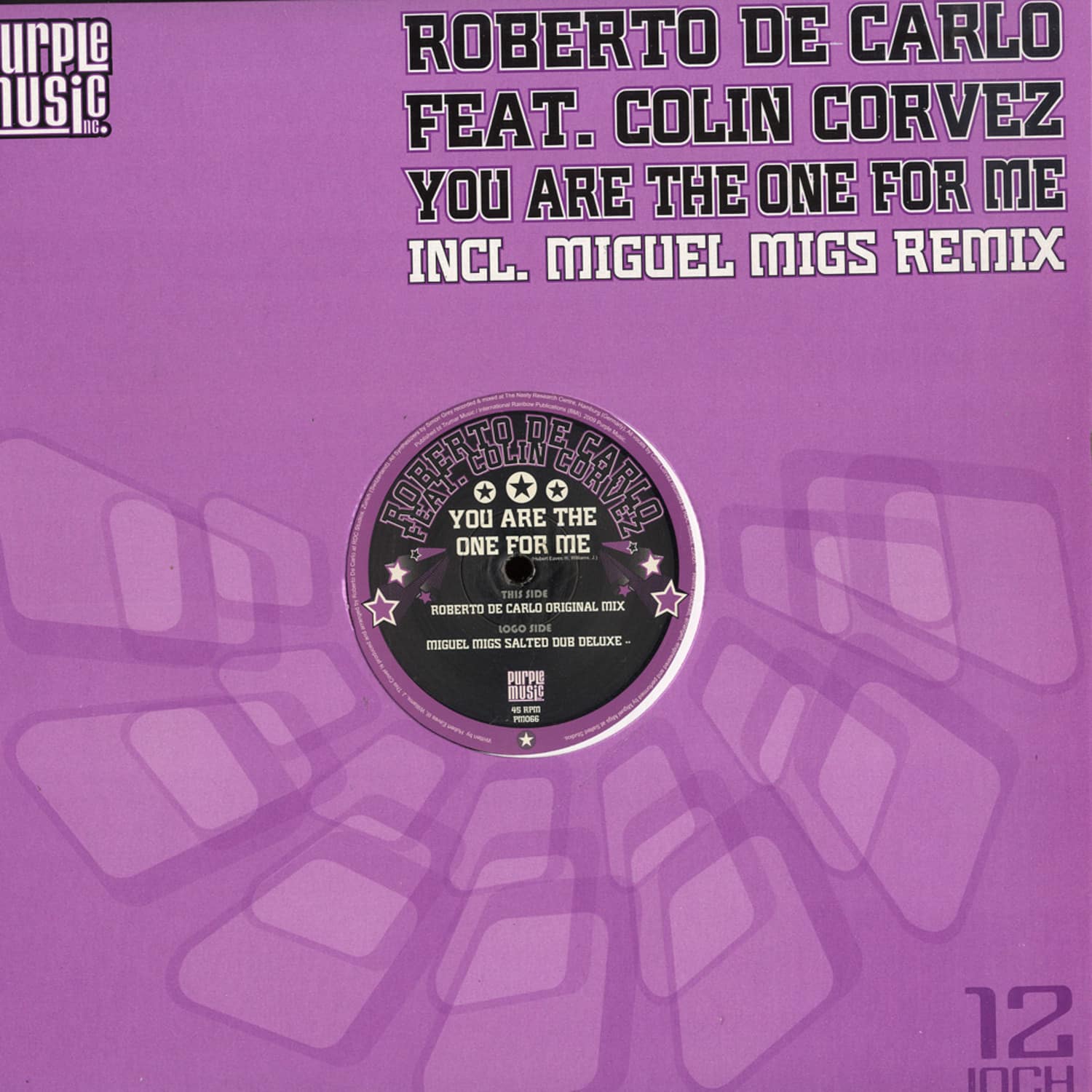 Roberto De Carlo feat Colin Corvez - YOU ARE THE ONE