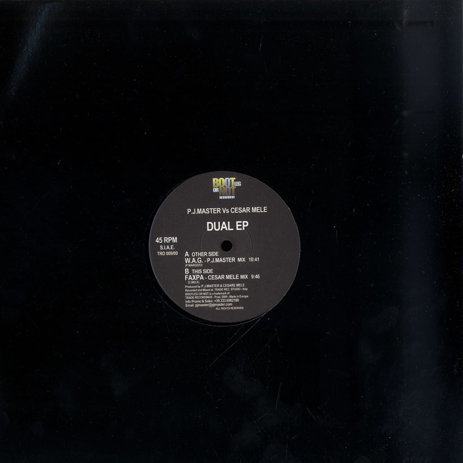 Pj Master Vs. Cesar Mele - DUAL EP