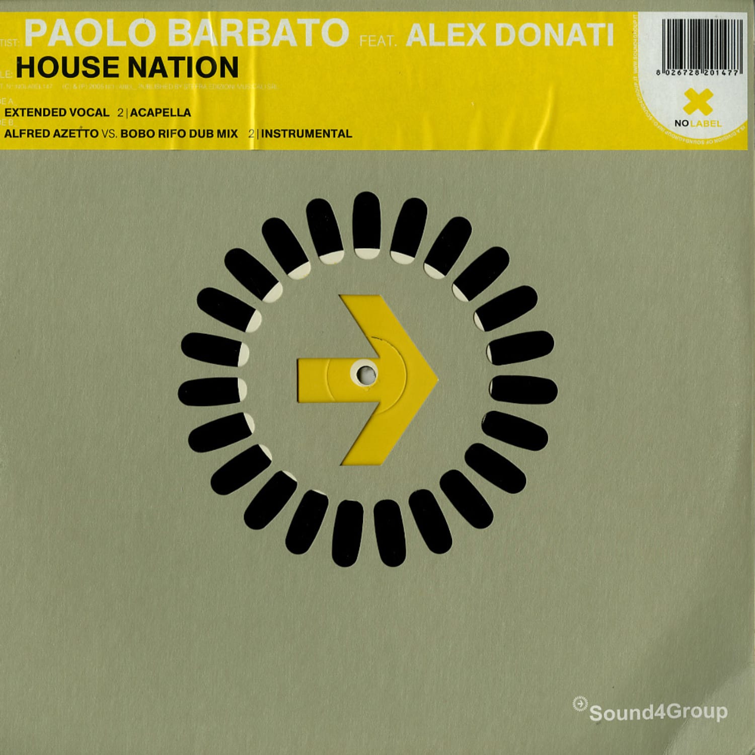 Paolo Barbato feat. Alex Donati - HOUSE NATION