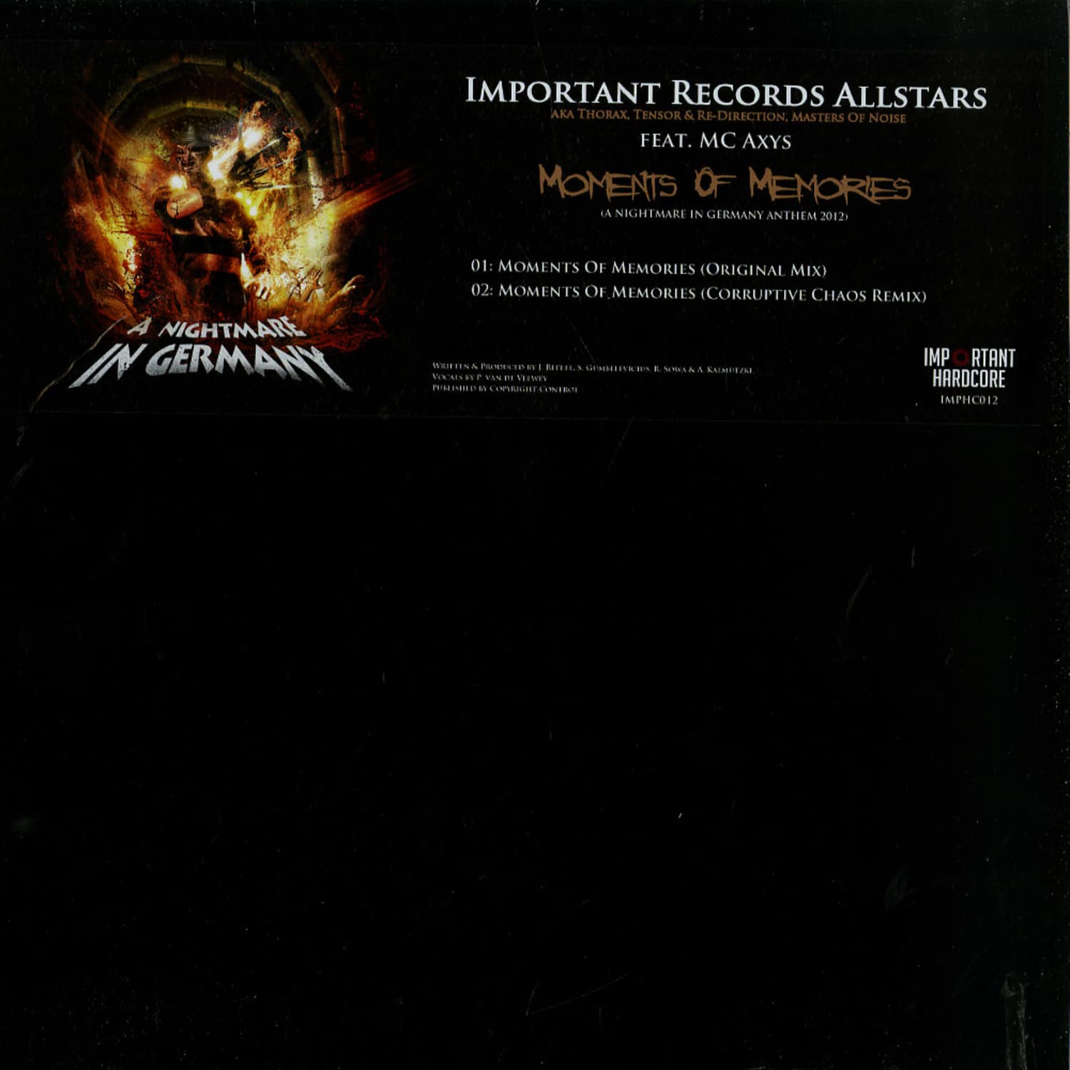 Important Records Allstars ft. Mc Axys - MOMENTS OF MEMORIES