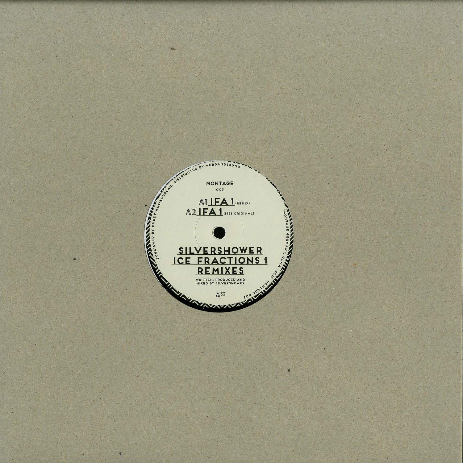 Silvershower - ICE FRACTIONS 1 REMIXES