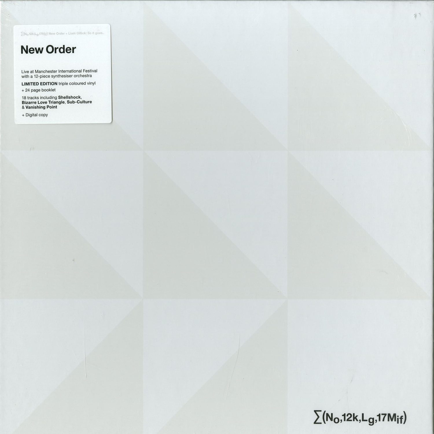 New Order + Liam Gillick - SO IT GOES 
