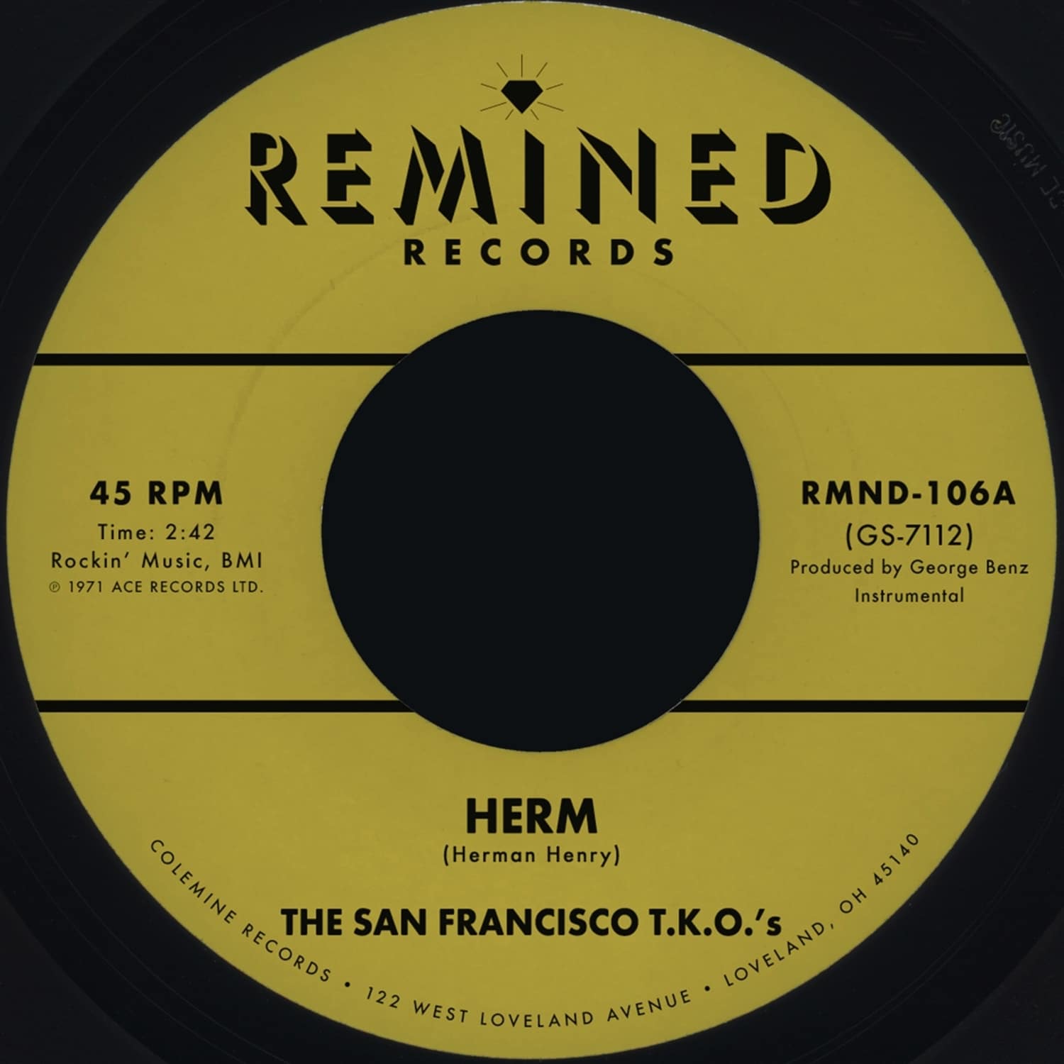 San Francisco T.K.O.s - HERM / OOH BABY BABY 