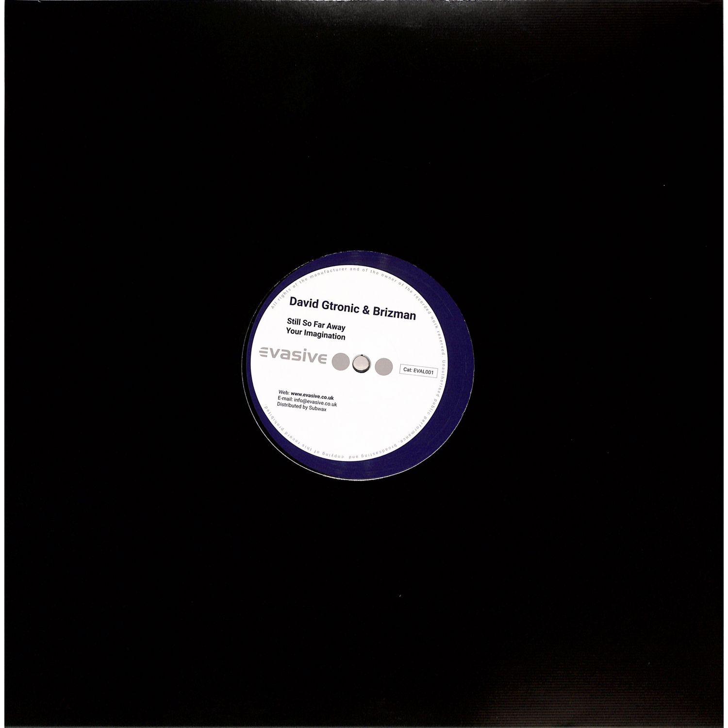 David Gtronic & Brizman - STILL SO FAR AWAY / YOUR IMAGINATION 