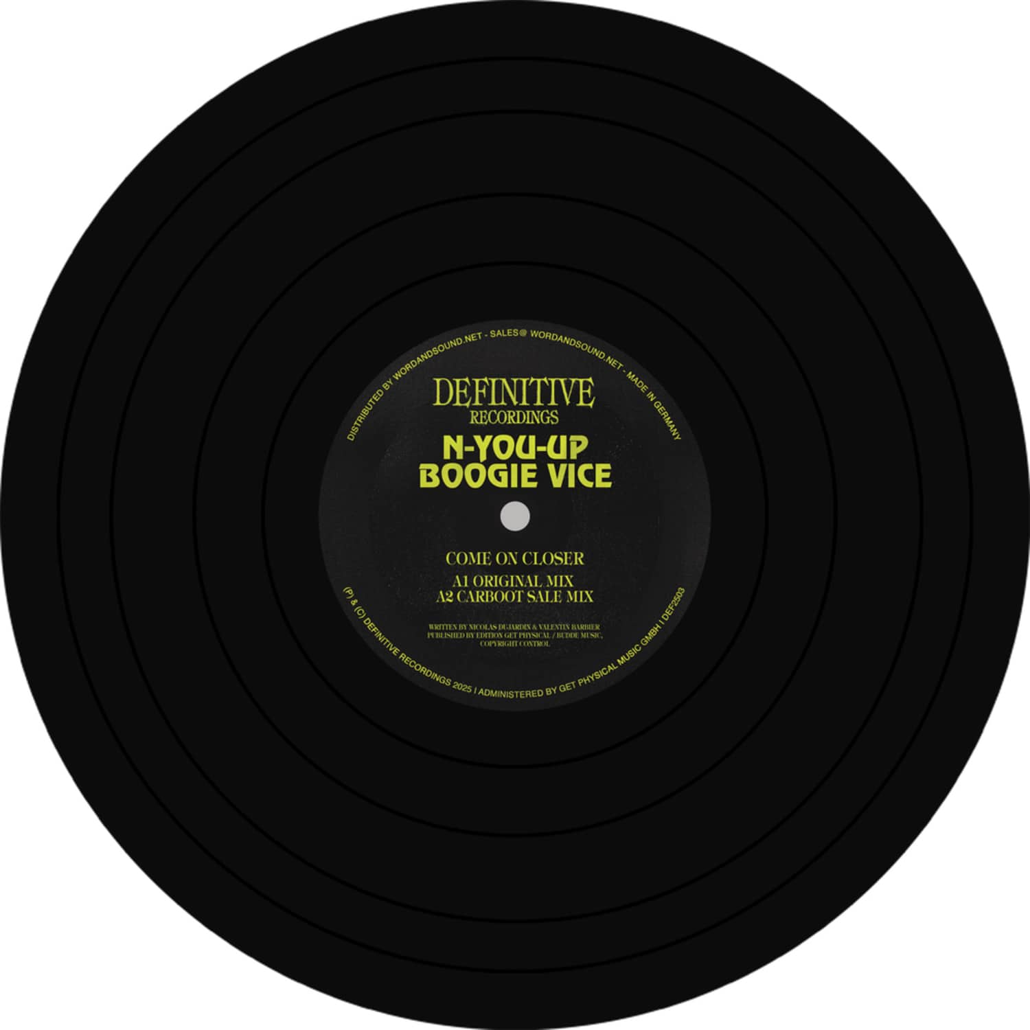 N-You-Up, Boogie Vice - COME ON CLOSER