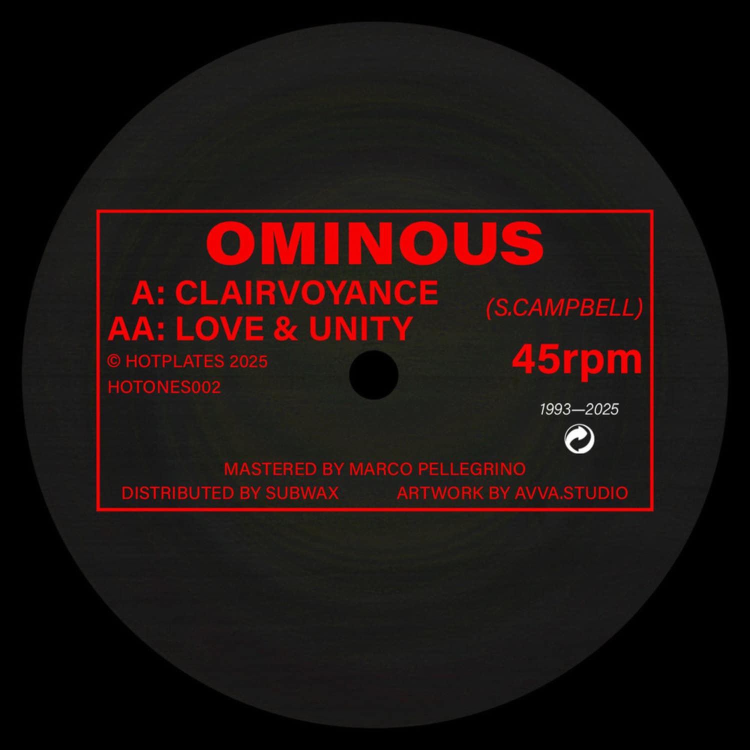 Ominous - CLAIRVOYANCE / LOVE & UNITY 