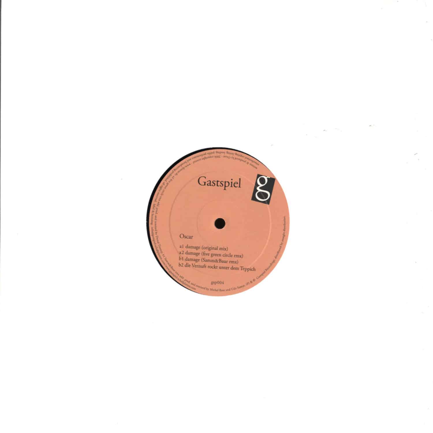 Oscar - DAMAGE EP