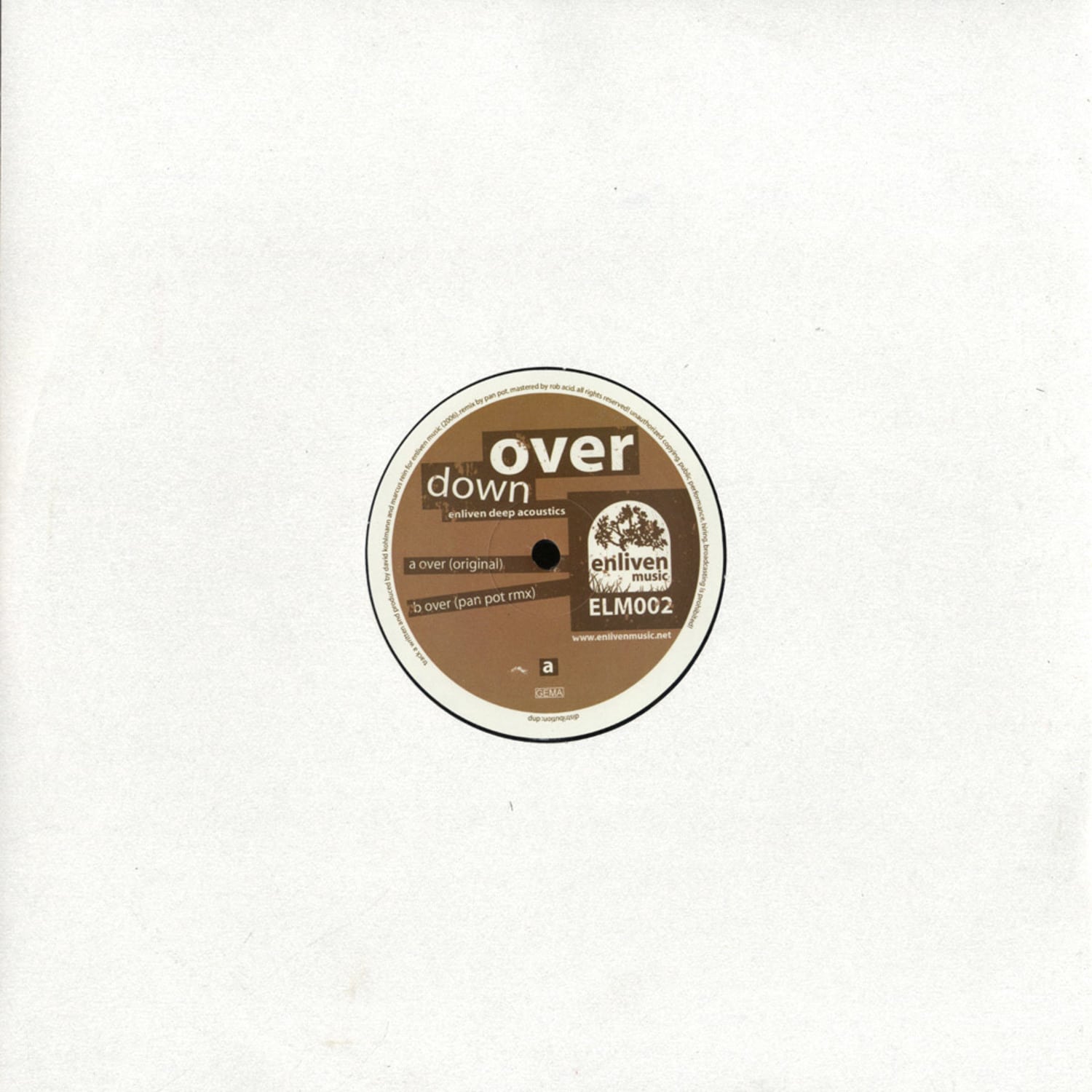 Enliven Deep Acoustics - DOWN OVER