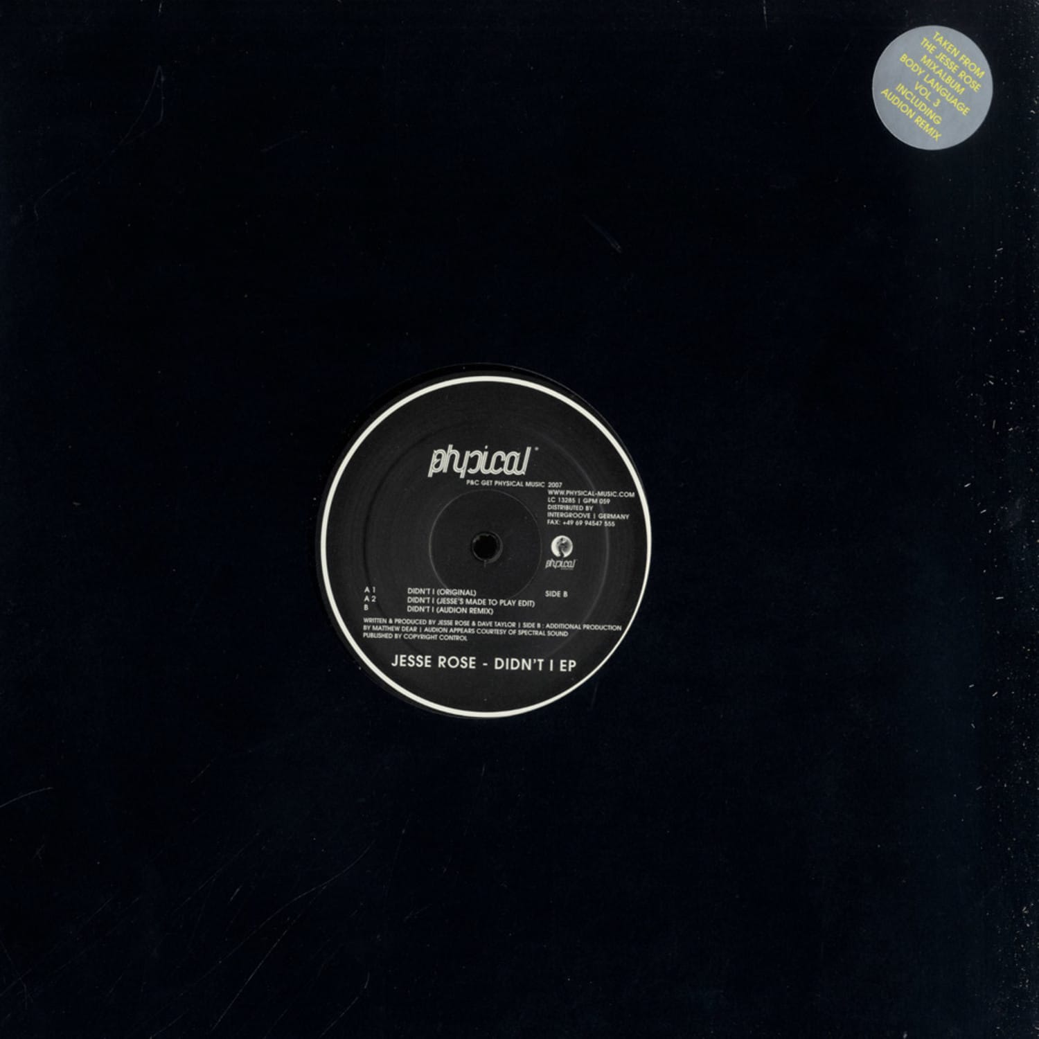 Jesse Rose - DIDN T I EP 