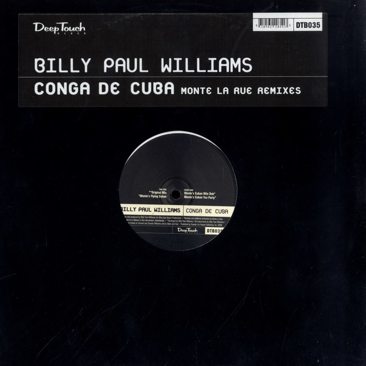 Billy Paul Williams - CONGA DE CUBA 