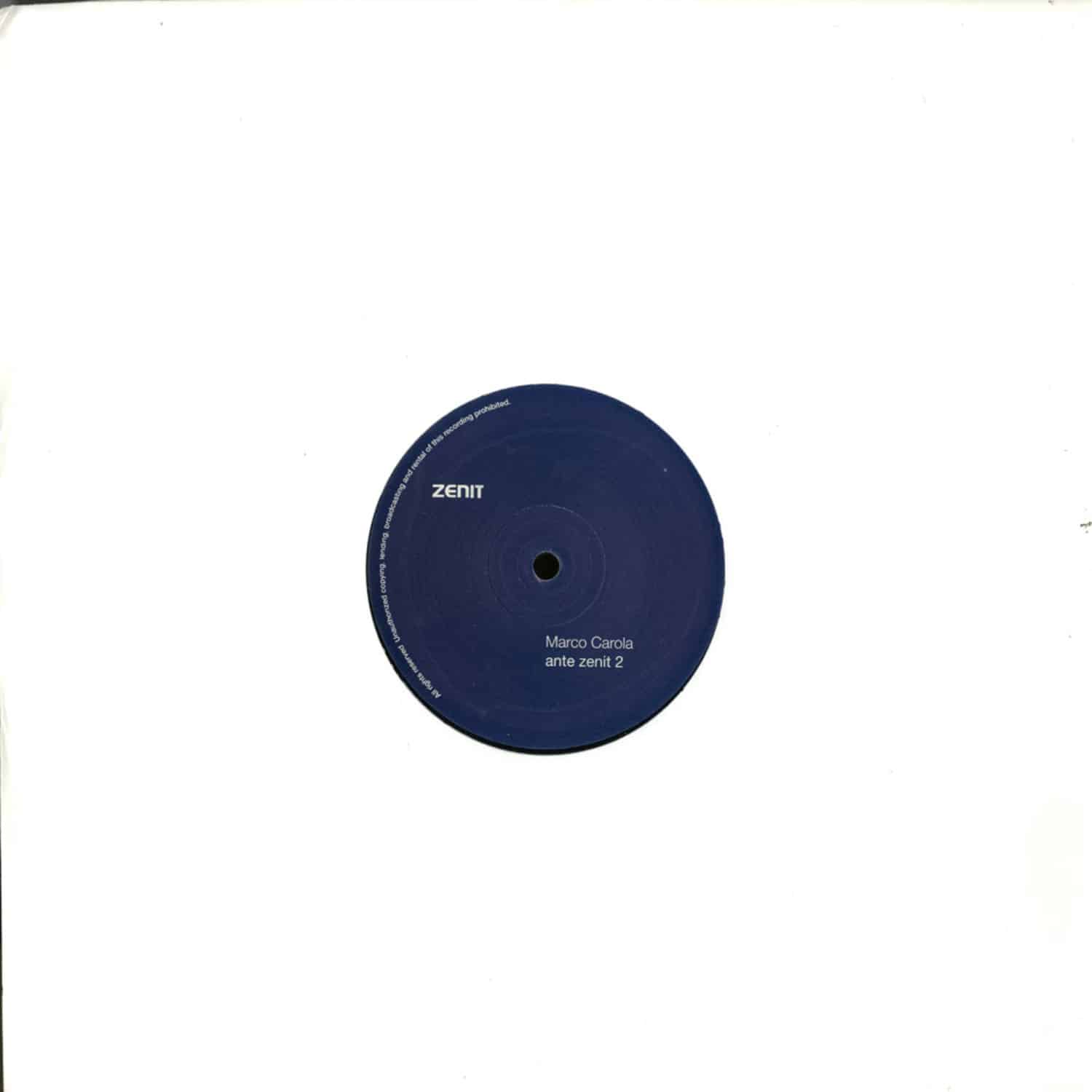Marco Carola - ANTE ZENIT 2