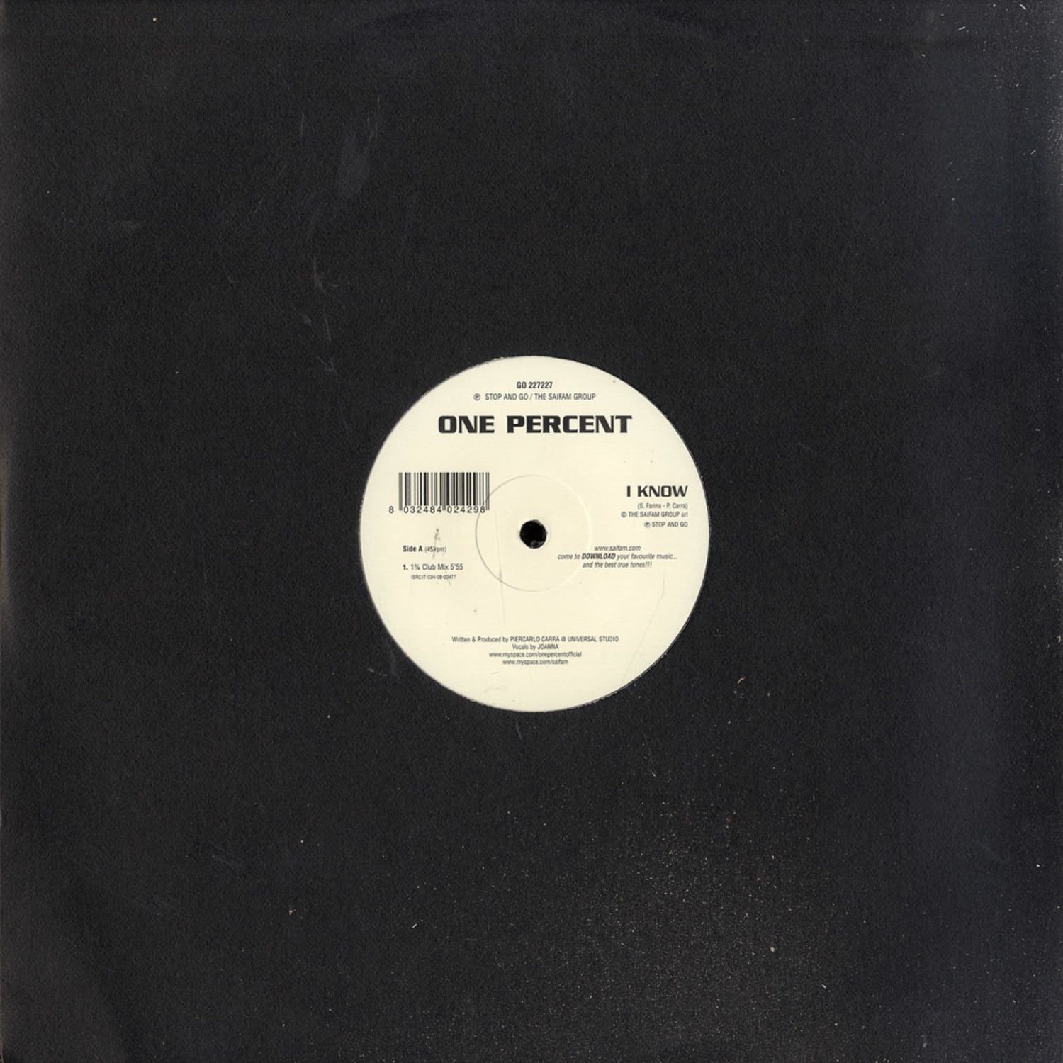 One Percent - I KNOW