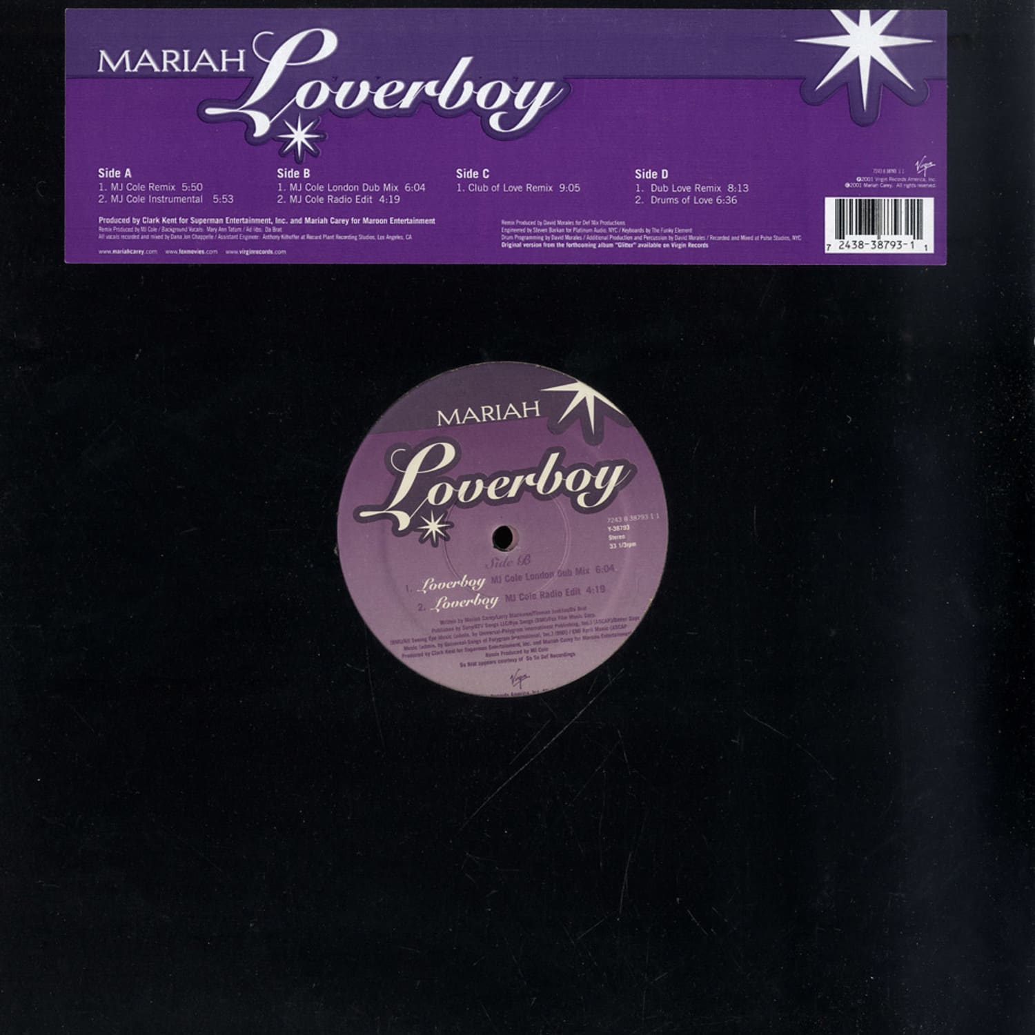 LOVERBOY MARIAH CAREY - 洋楽