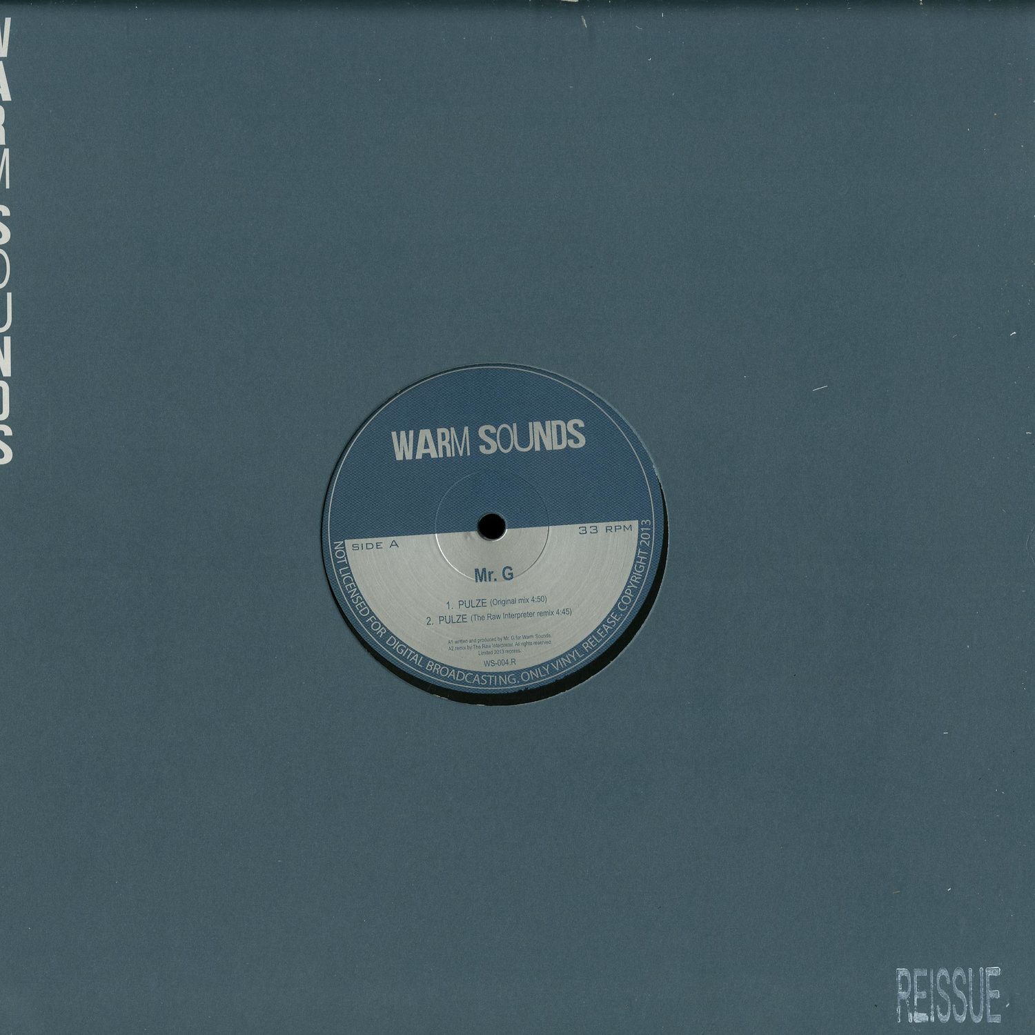Mr. G - PULZE / JAMMING 