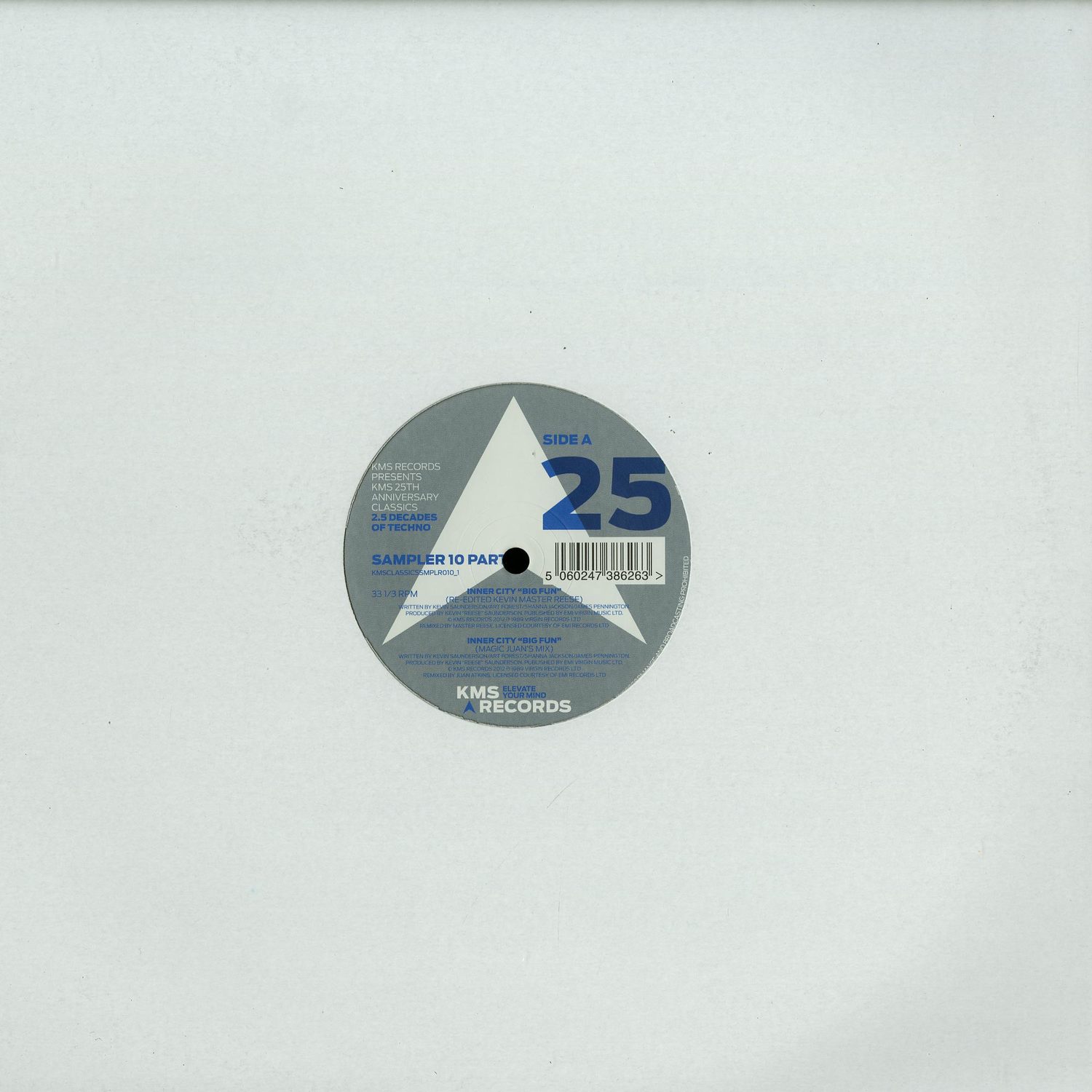 Inner City - KMS 25TH ANNIVERSARY CLASSICS - VINYL SAMPLER 10 PART 1