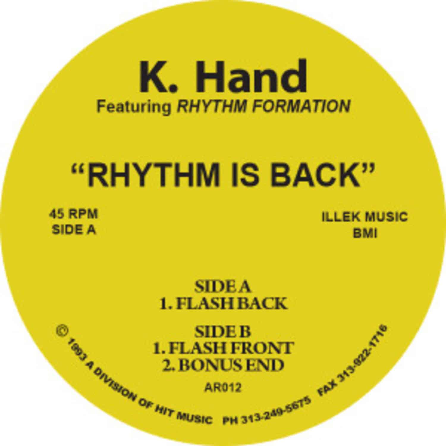 K-Hand Feat. Rhythm Formation - FLASH BACK 